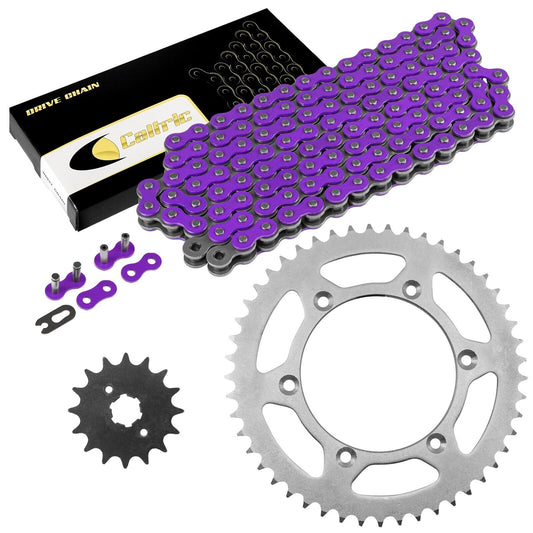 Drive Chain and Sprockets Kit for Yamaha TTR230 TT-R230 2005 2006-2017 2019 2020