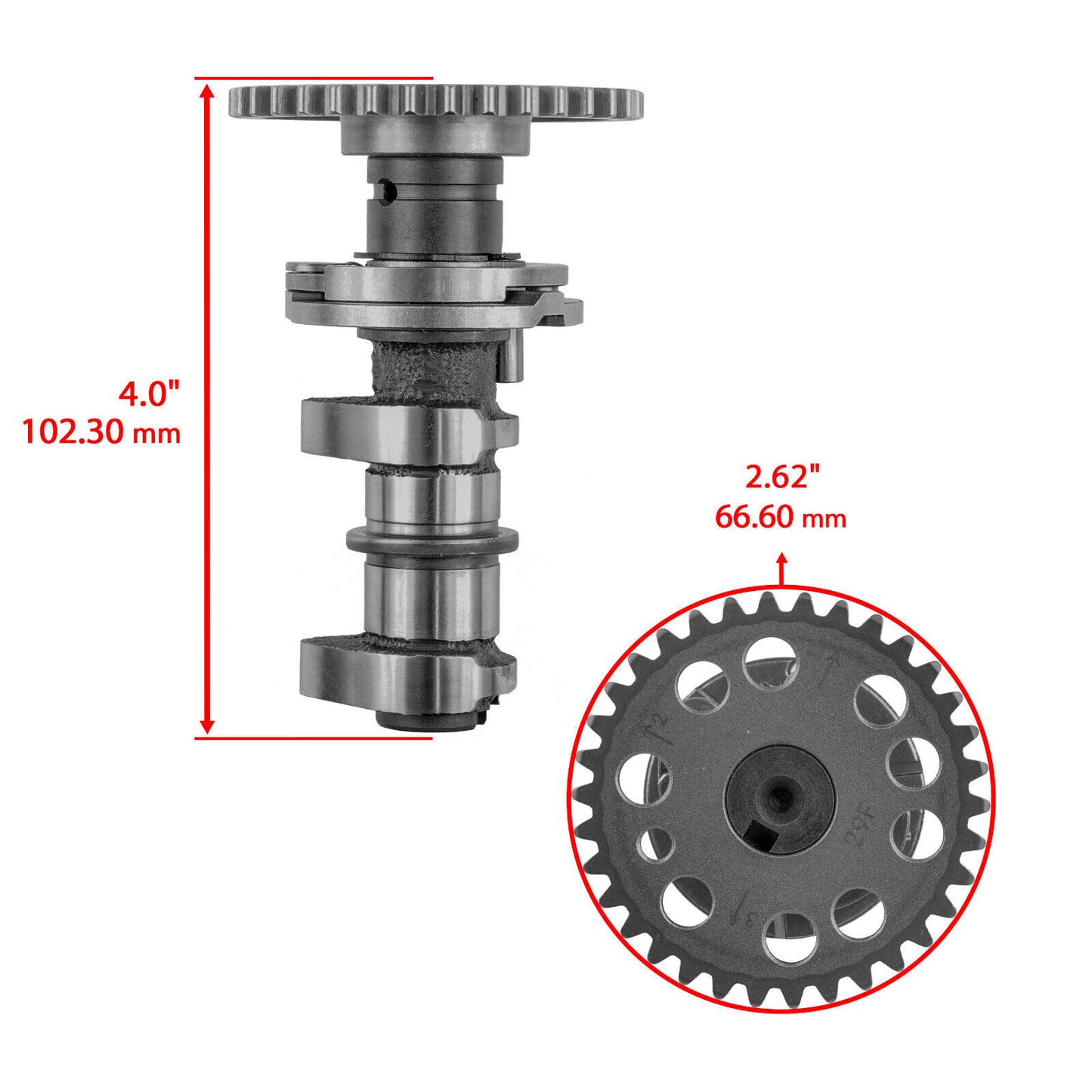 Exhaust Camshaft For Suzuki LTZ400Z Quadsport Z400 2X4 Se Edition 2005 2006-2008