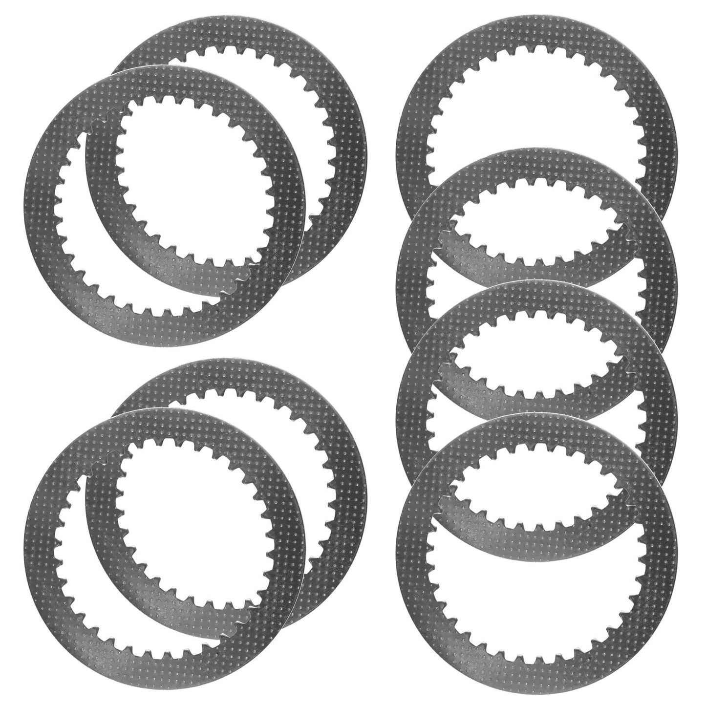 8x Caltric Clutch Steel Plates For Yamaha FZ-10 FZ10 2017 / 2CR-16325-00-00