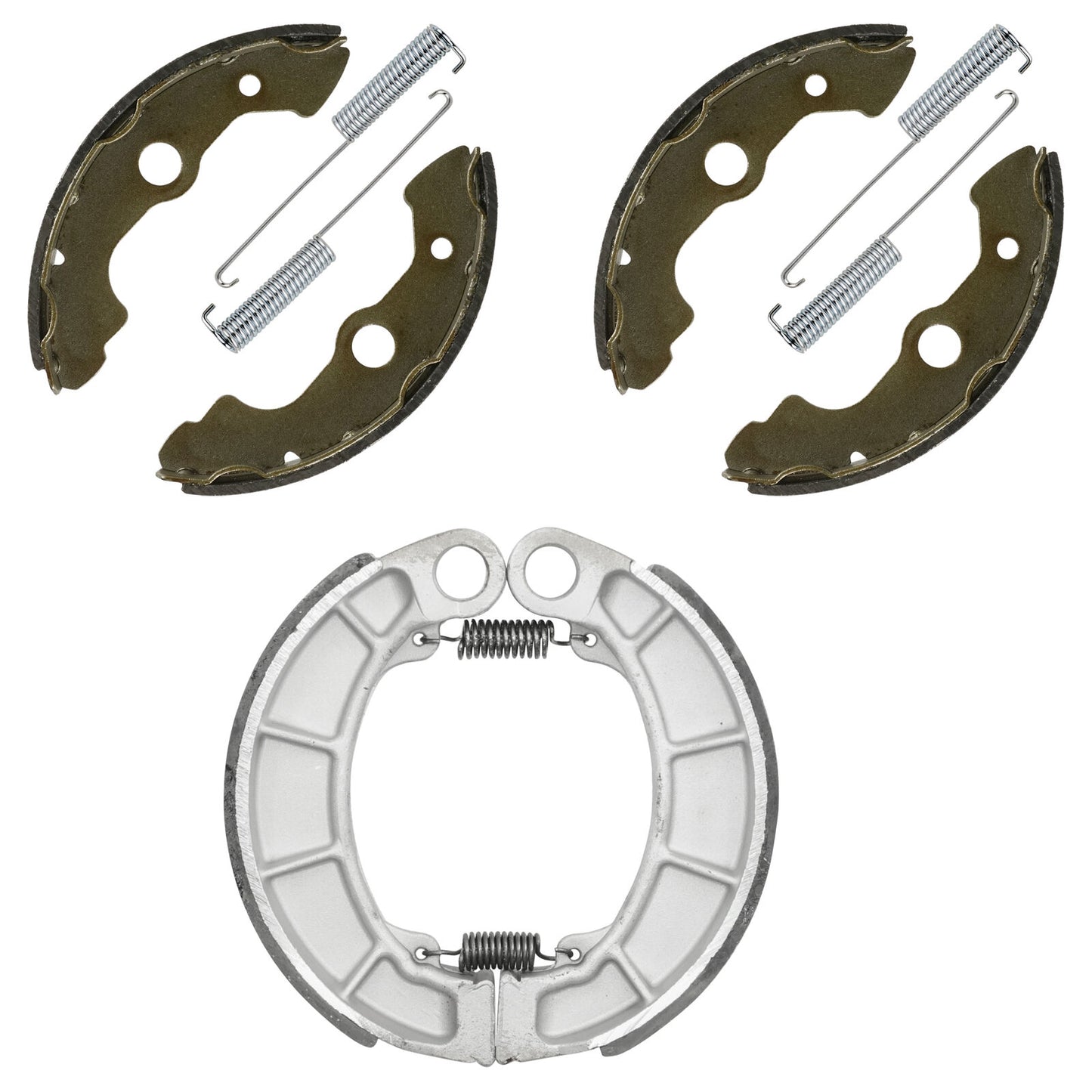 Front & Rear Brake Shoes for Honda TRX350FE TRX350FM TRX350TE TRX350TM 2000-06