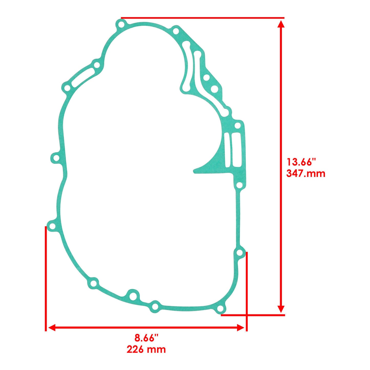 Clutch Gasket for Kawasaki KLF250 Bayou 250 2003 2004 2005 2006 2007 2008-2011