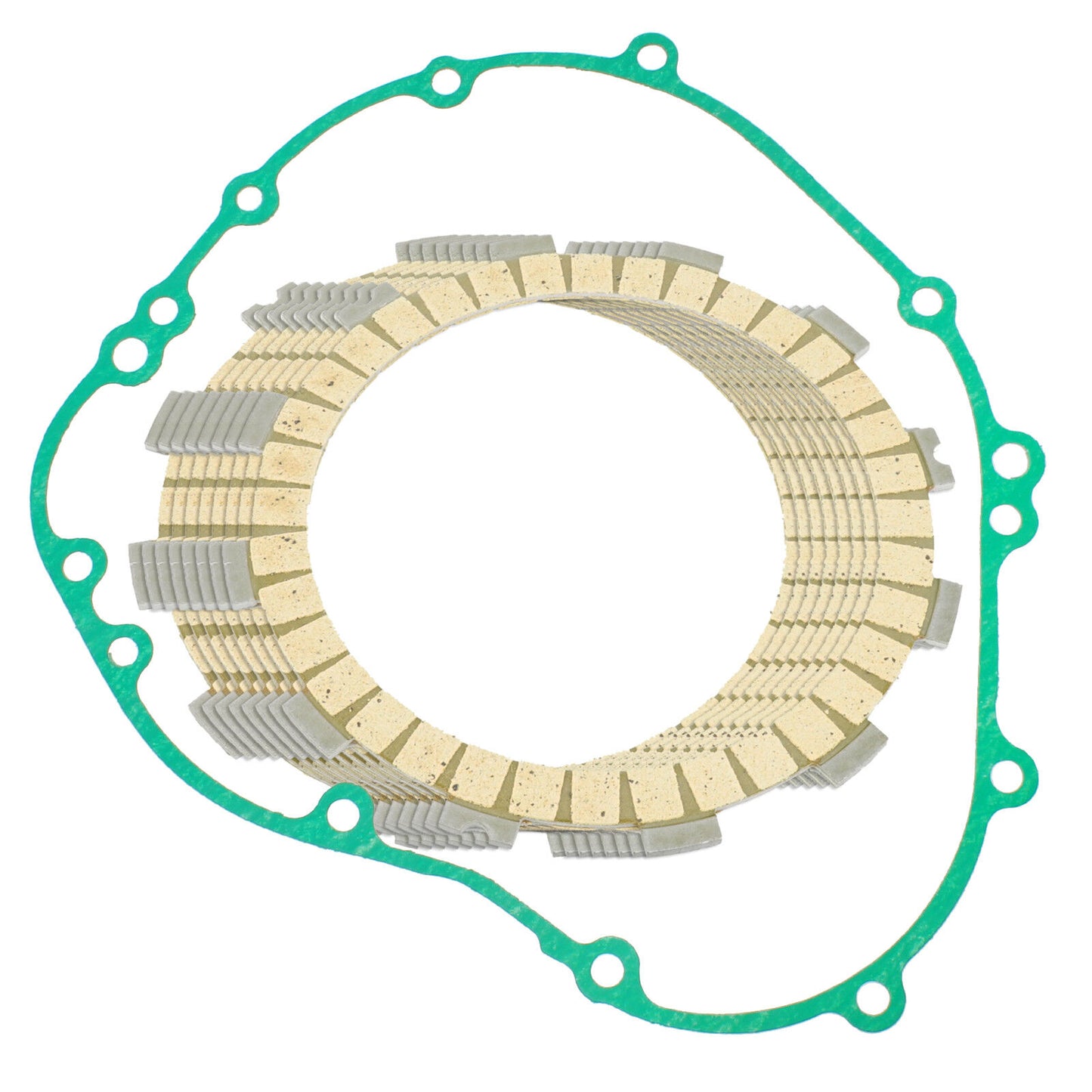 Clutch Friction Plates And Gasket for Kawasaki Ninja ZX-6R ZX636 2013-2020