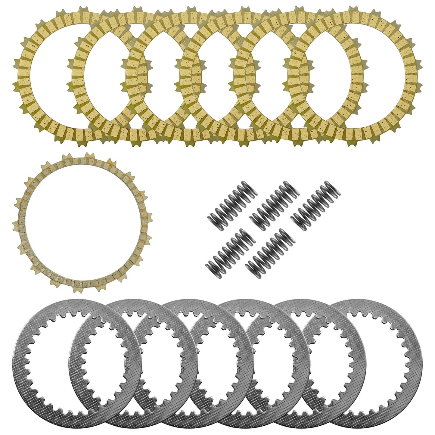 Clutch Friction Plates Kit for Honda CB500F CB500FA CB500X CB500XA ABS 2013-2018