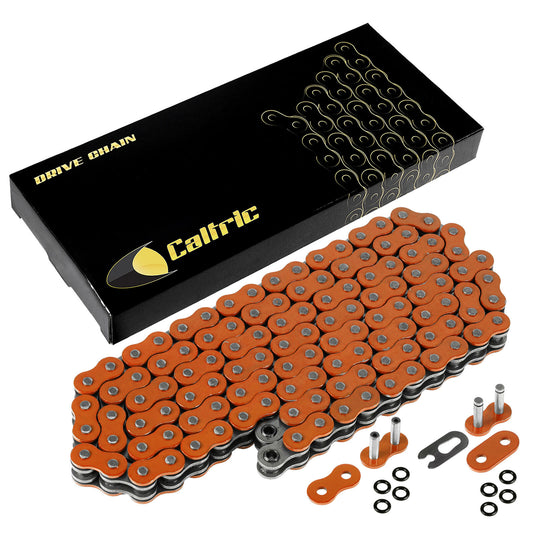 530 X 120 Links Motorcycle Atv Orange O-Ring Drive Chain 530-Pitch 120-Links