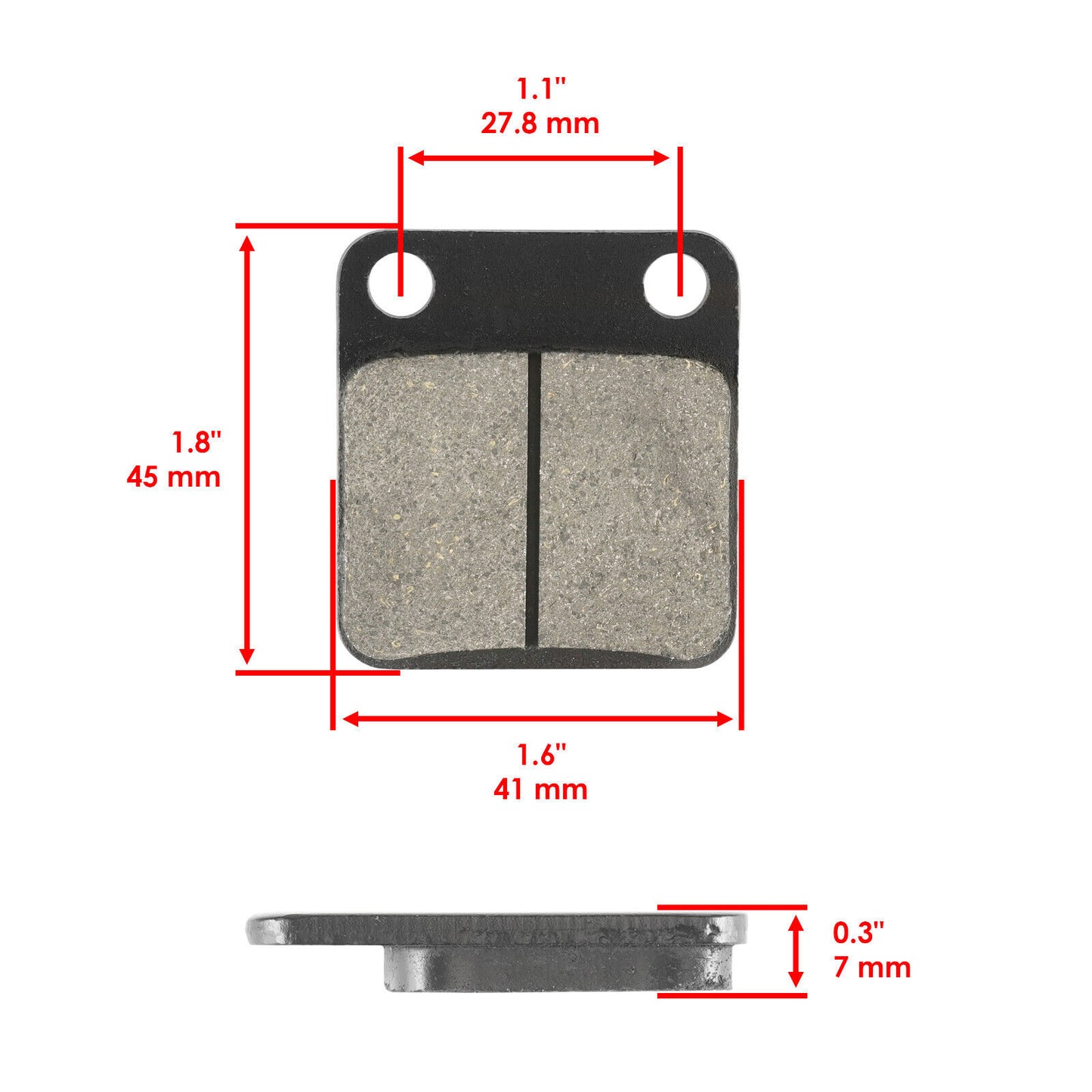 for Yamaha Kodiak 400 YFM400 YFM400FW 93-99 Front Brake Pads & Rear Brake Shoes