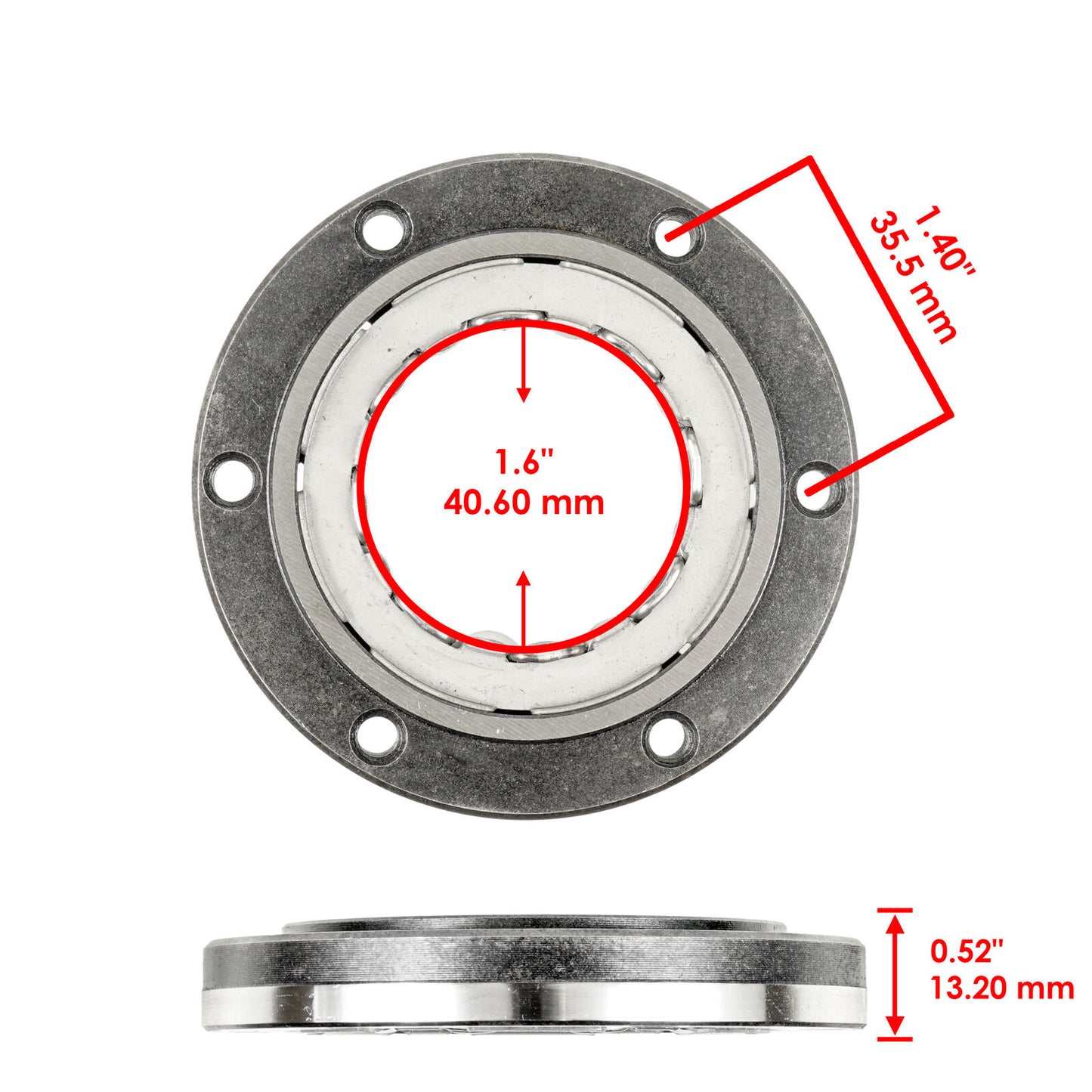 Starter Clutch One Way Bearing Sprag for Yamaha YFZ450 Le Se Bbe 2004-2009