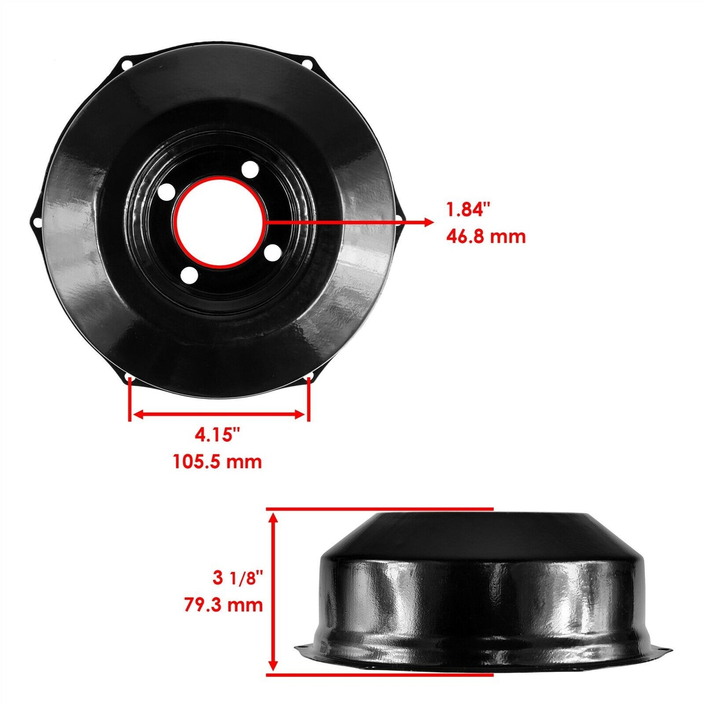 Rear Brake Drum for Honda TRX300 FourTrax 300 2X4 1997-2000 w/ Cover Brake Shoe