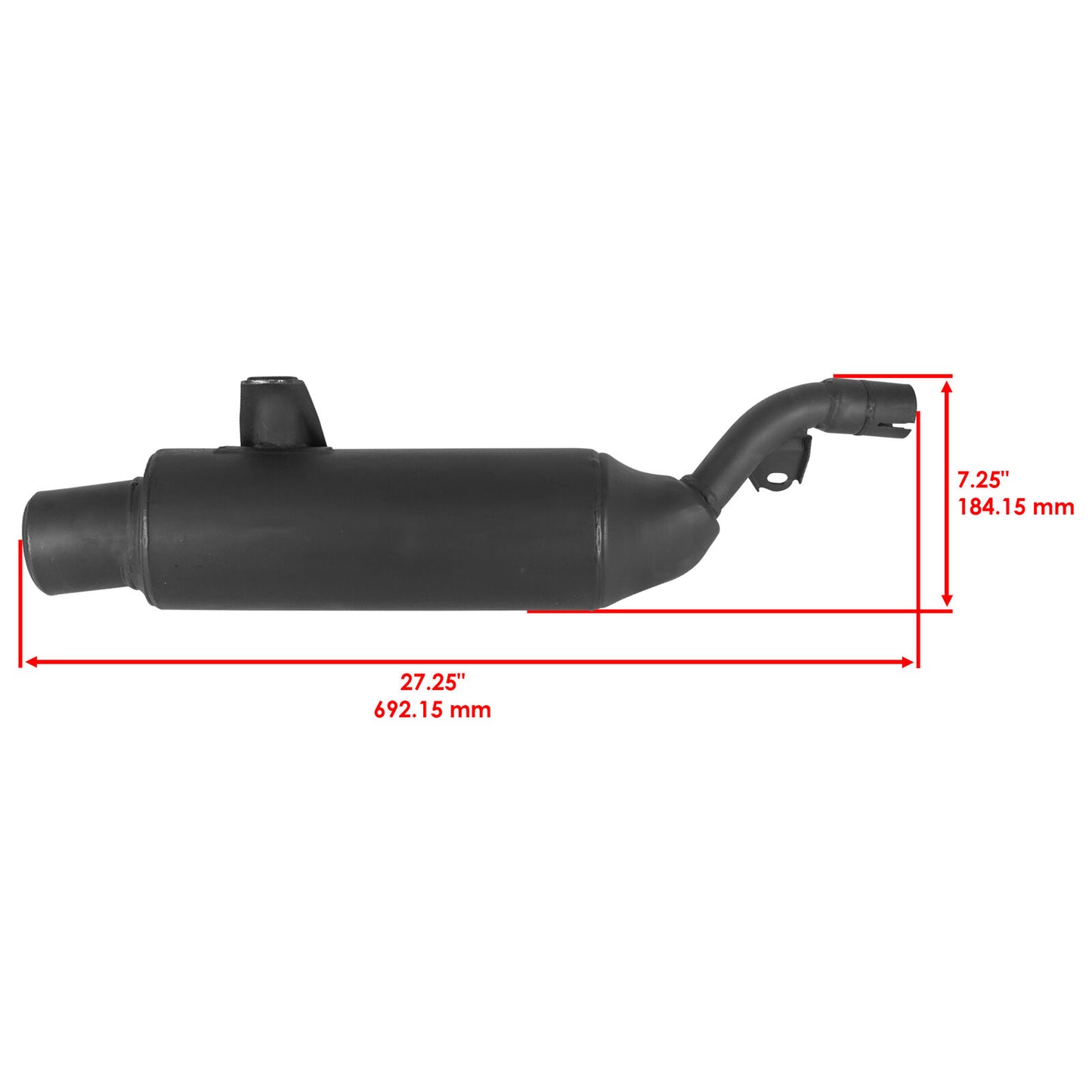 Caltric Exhaust Muffler for Honda Sportrax 300 TRX300EX 2X4 1993-2008