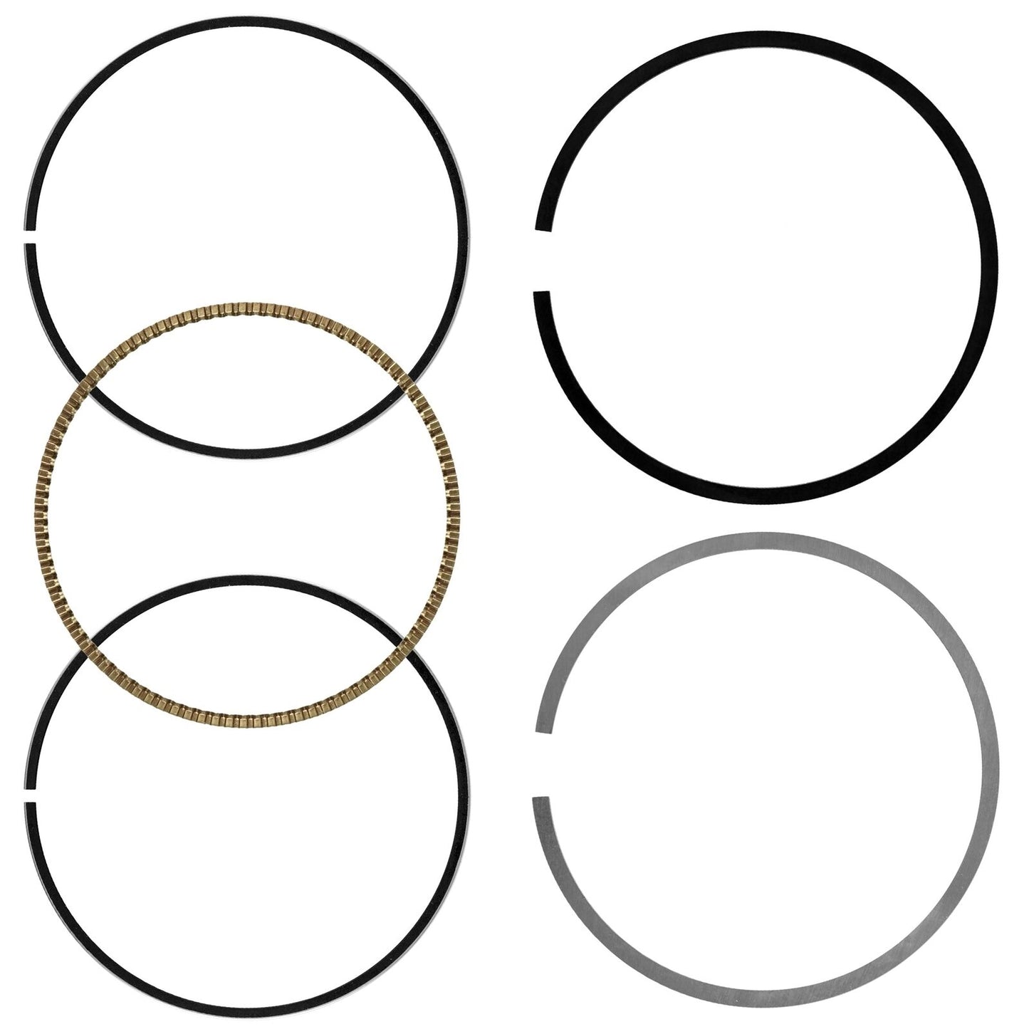 Caltric 2204959 2203922 Piston Ring Set  For Polaris