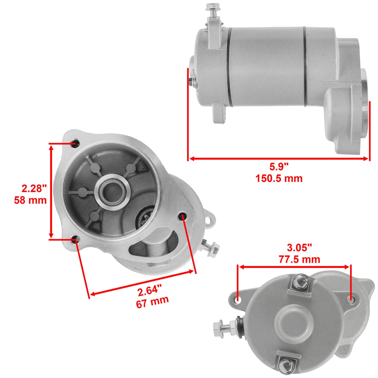 Starter Drive & Relay Solenoid for Polaris Xplorer 300 4X4 1995 96 97 98 99 2000