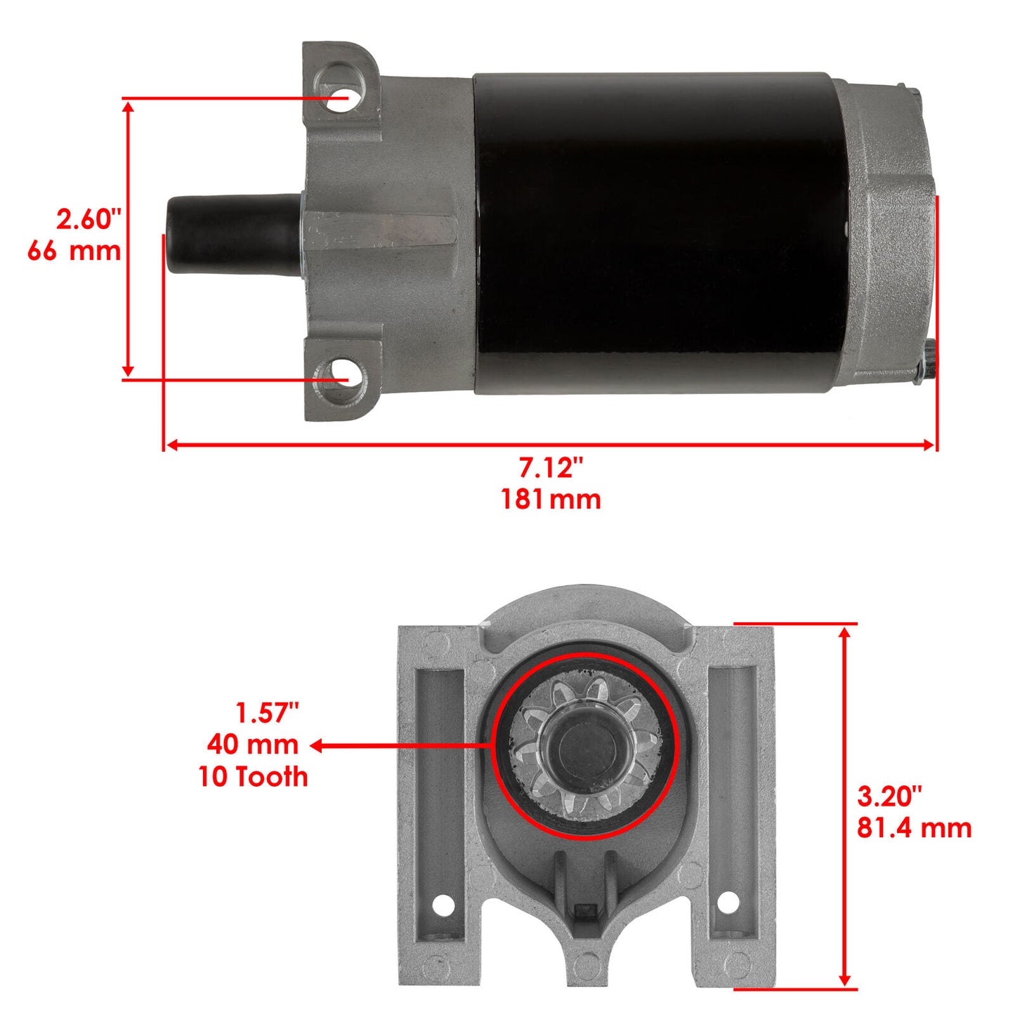 New for Honda Small Engine 18Hp 20Hp Starter Gx GXV 610 620