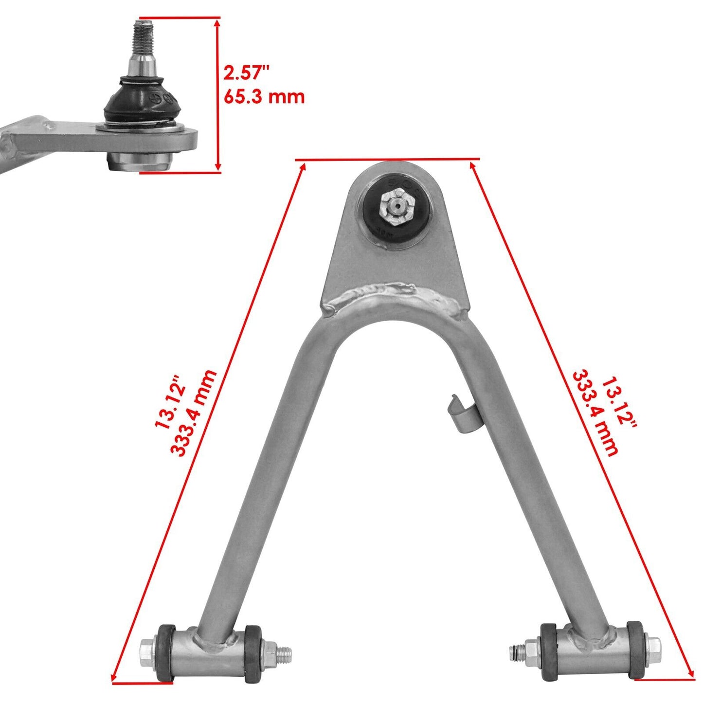 Front Lower & Upper A-Arms for Yamaha Warrior 350 YFM350X 1989-2003