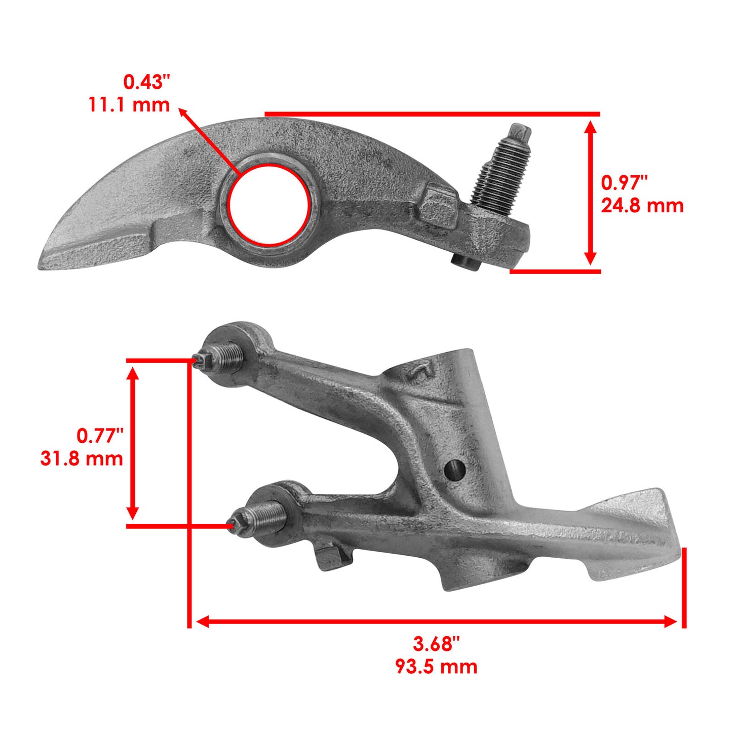 14441-HC0-000 Exhaust Valve Rocker Arm For Honda Sportrax 300 TRX300EX 1987-1992