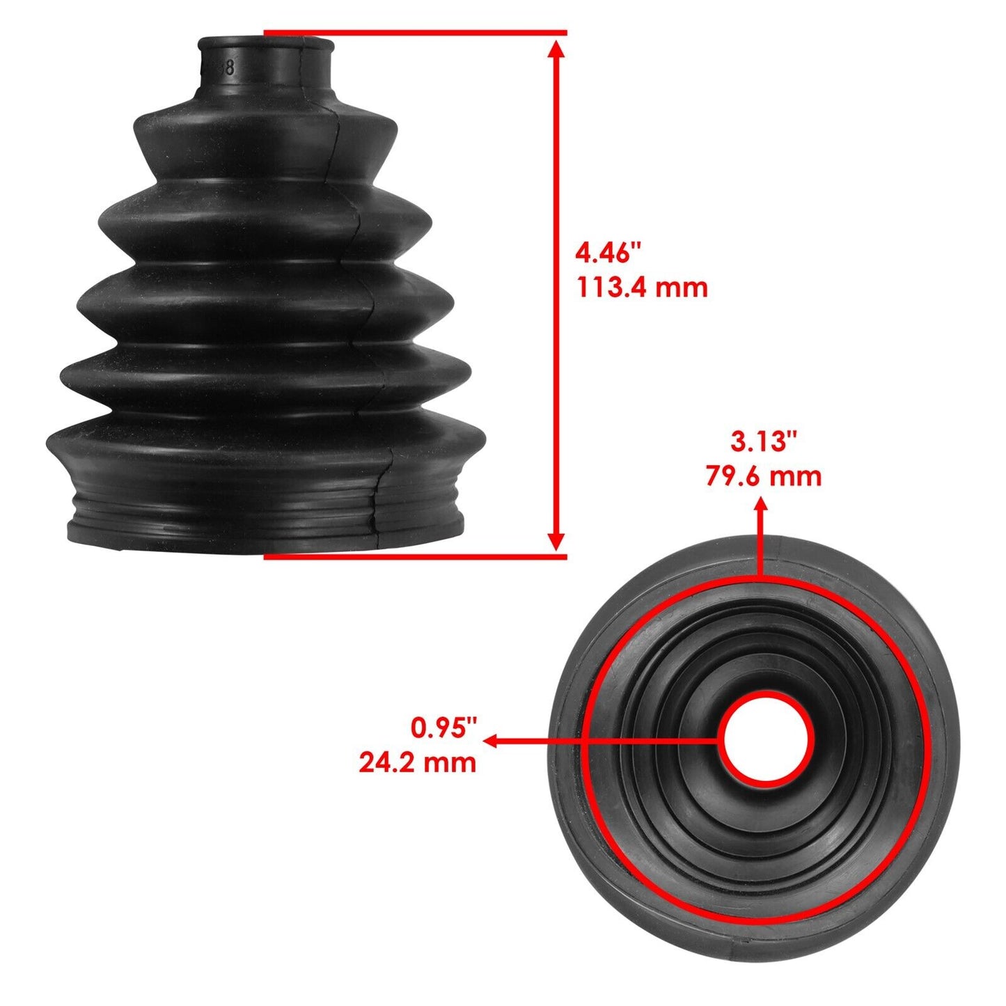 Front Left or Right CV Axle Inner Boot Set For Honda Talon1000X SXS10S2X 19-2022