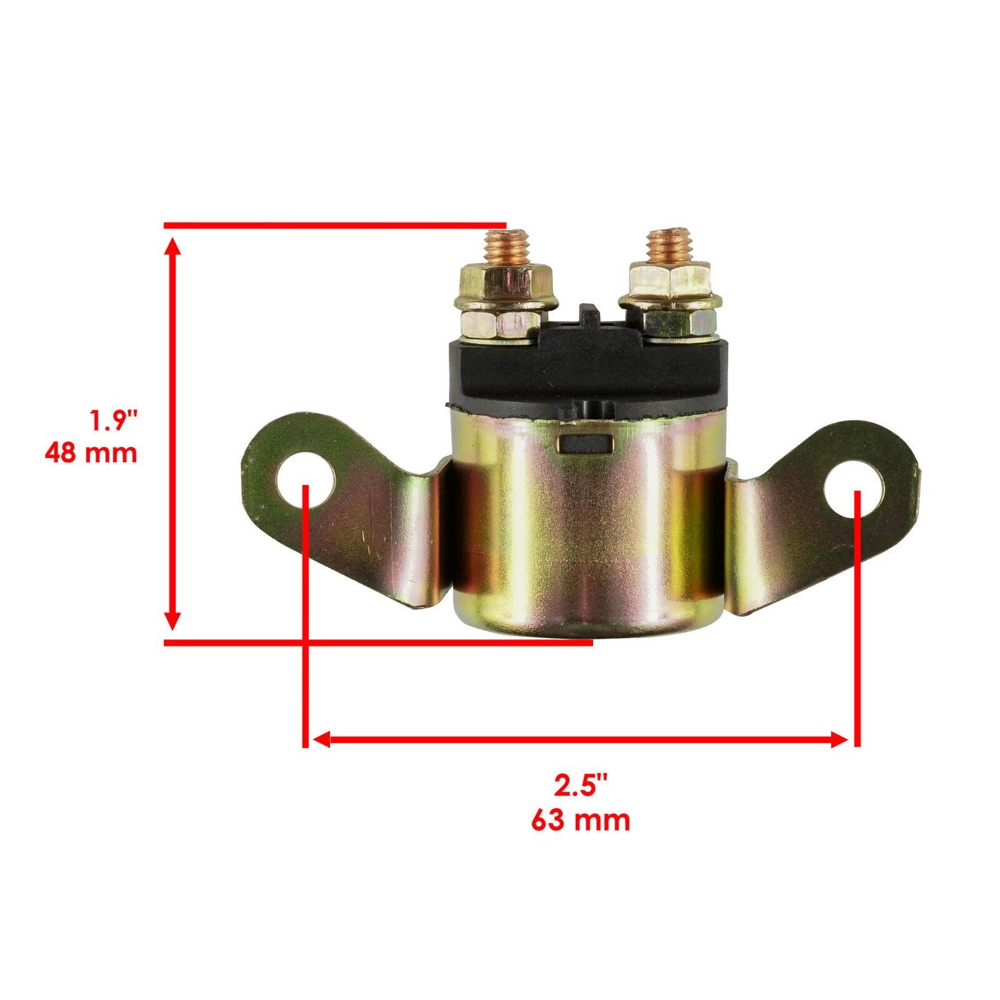 Caltric Starter Relay Solenoid for Polaris RZR 900 2014 2015 2016