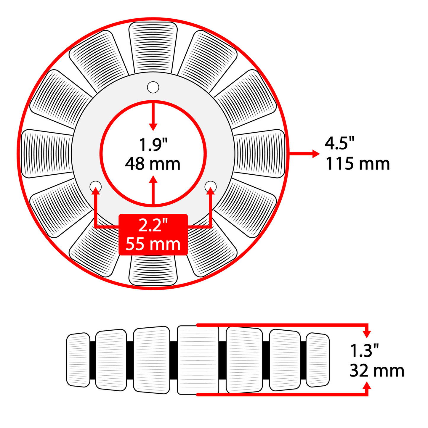 Stator for Polaris Sportsman 500 4X4 HO Non-EFI 2003 2004