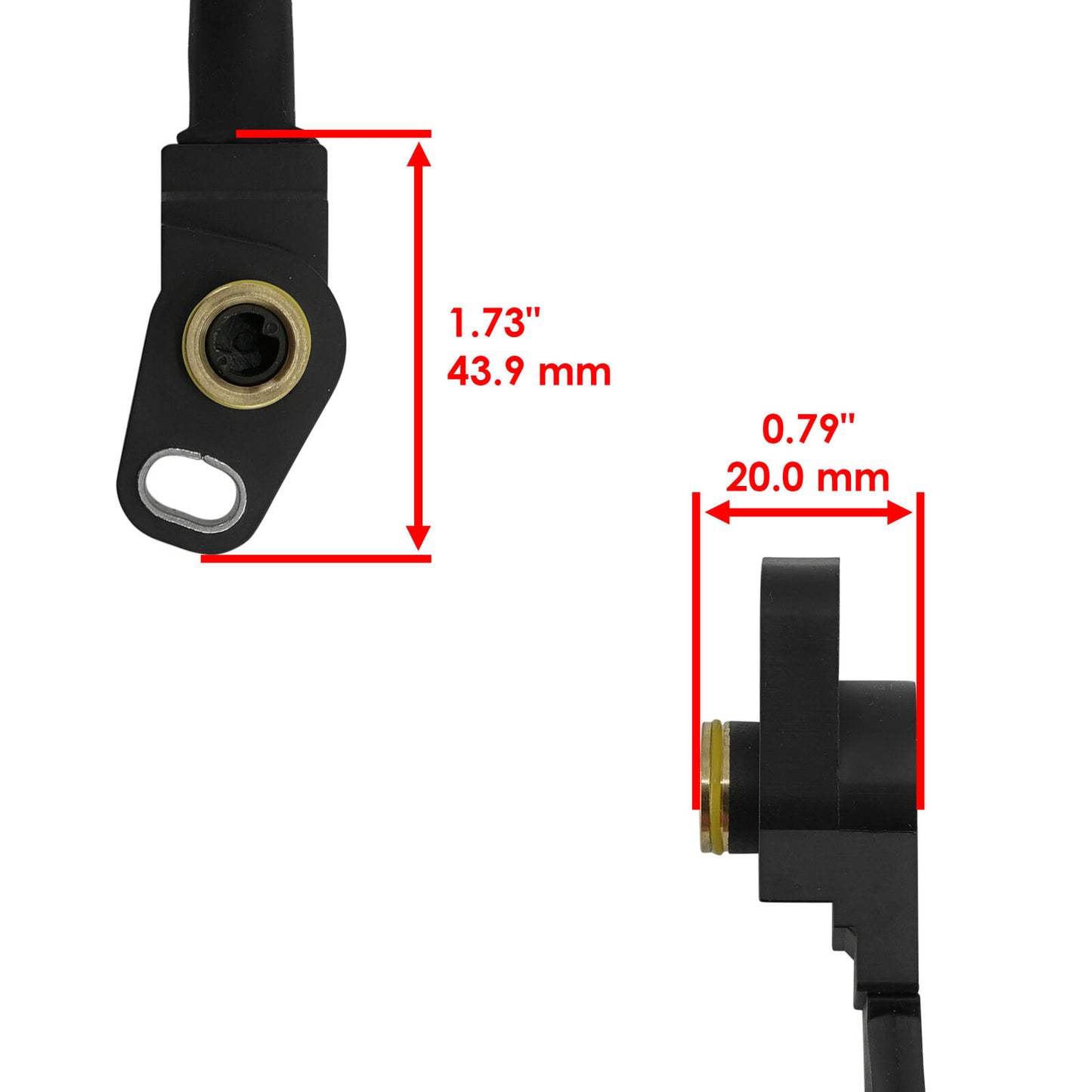 Throttle Position Sensor for Polaris RZR S 800 EFI 2009-2010/RZR 4 800 EFI 2010