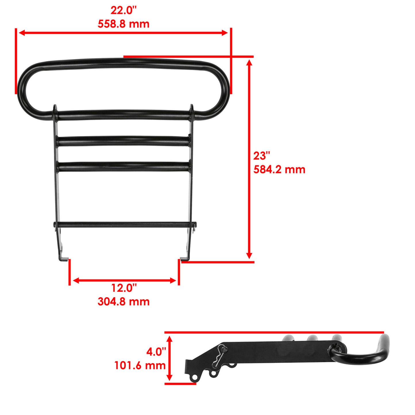 Caltric BM23057 Front Bumper Brush Guard For John Deere X300 X304 X320 X324 X330