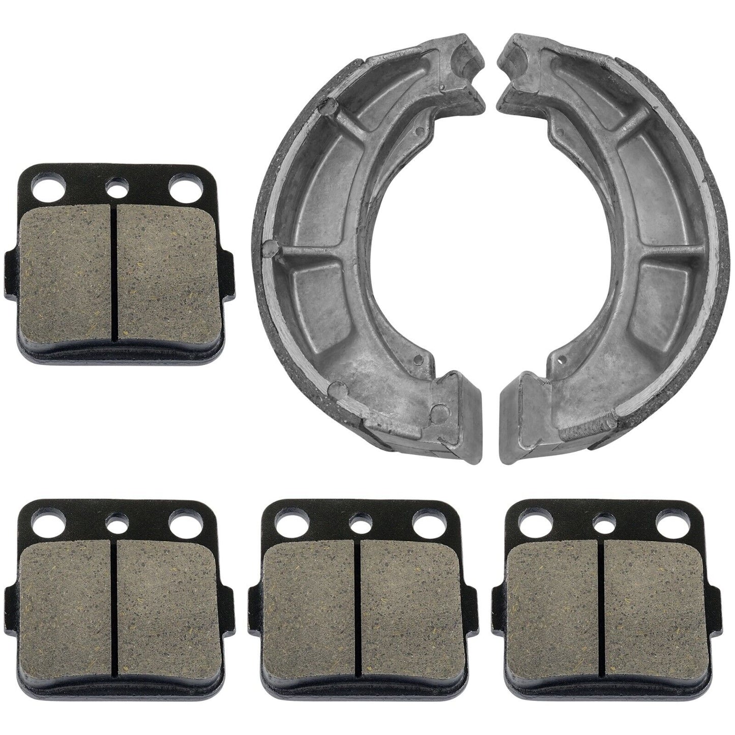 Front Brake Pads & Rear Shoes for Honda TRX420FA TRX420FE TRX420FM TRX420FPE