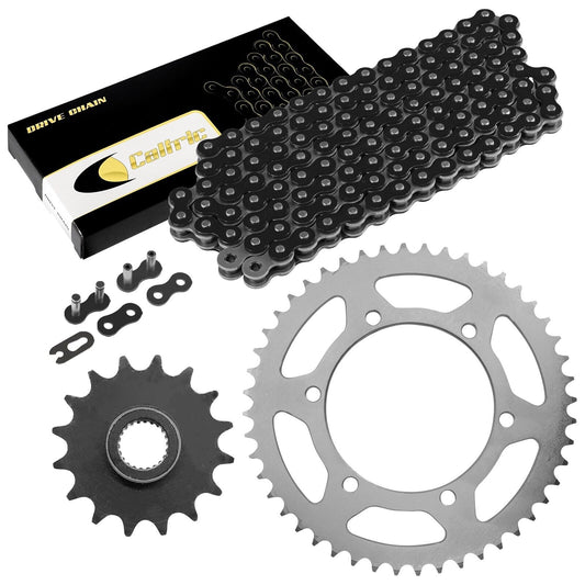 Black Drive Chain And Sprocket Kit for Yamaha XJ600S SecaII1992-1998