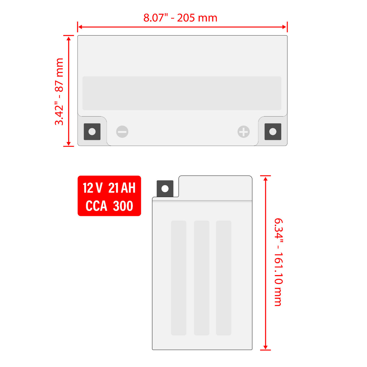 AGM Battery for Yamaha Mm700 Mountain Max 700 1998 1999 2001 2002 2003