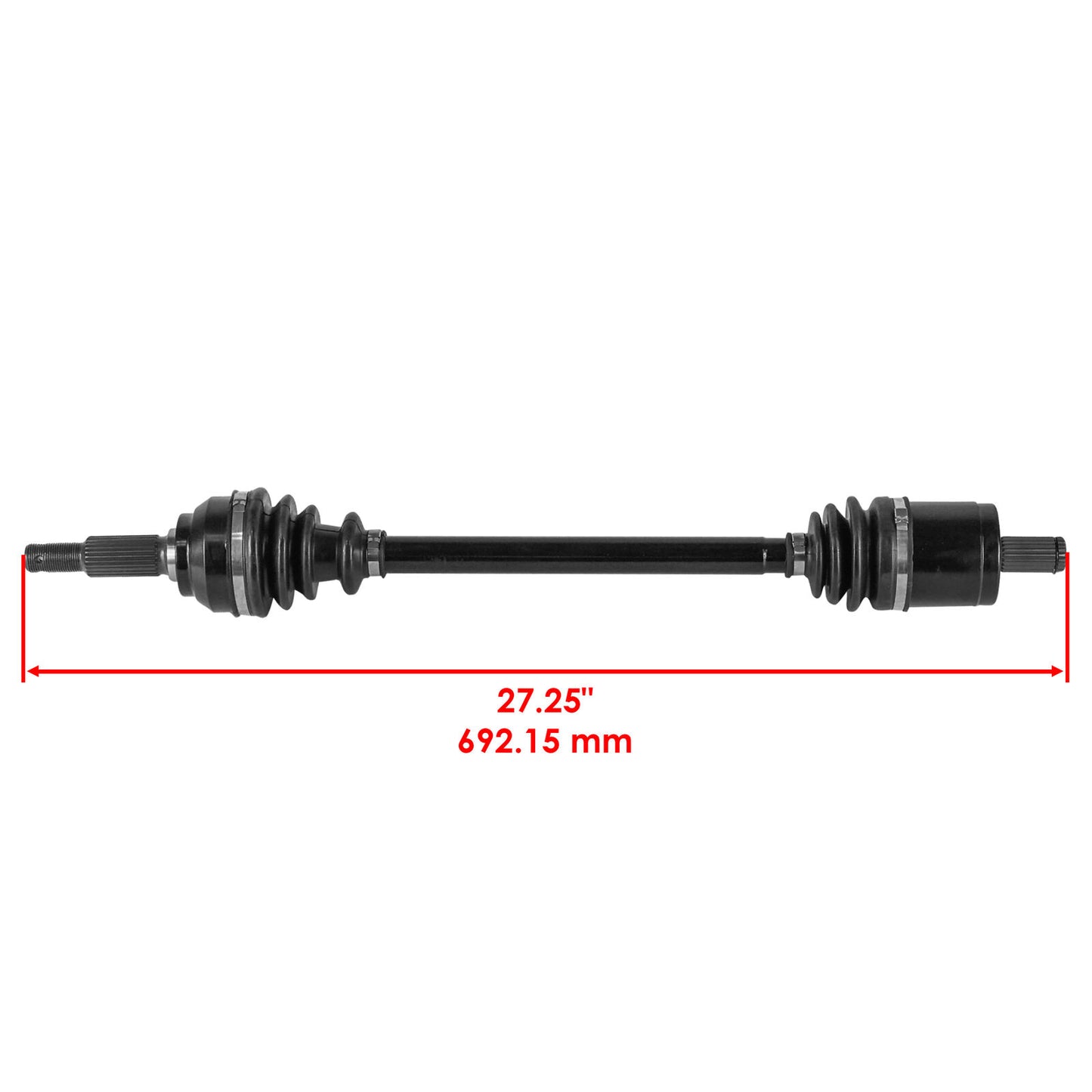 Caltric Front Left CV Axle For John Deere 4X2 4X4 HPX (Diesel) (040001 - 090000)