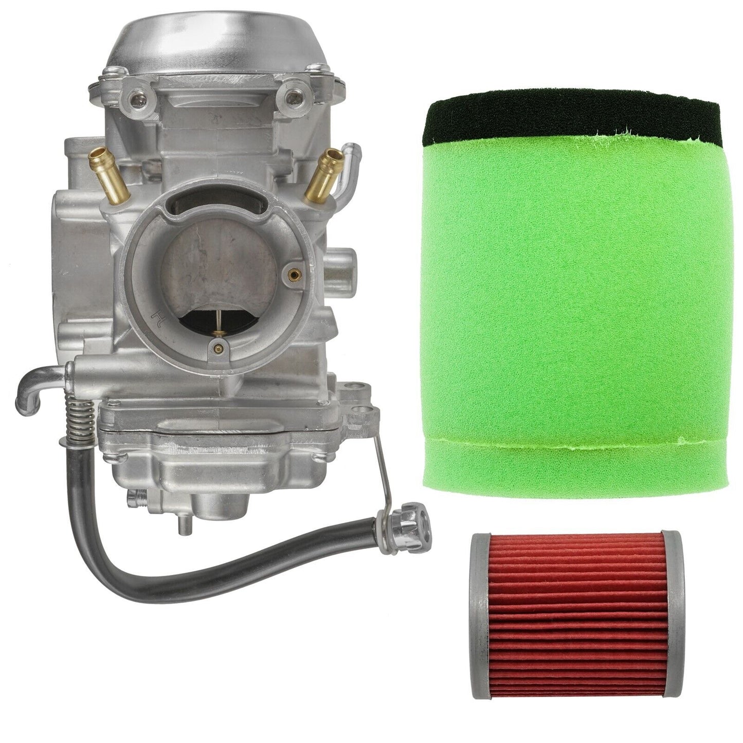 Carburetor w/Air & Oil Filter For Suzuki Quadrunner 250 LTF250 2x4 4x4 1988-1996