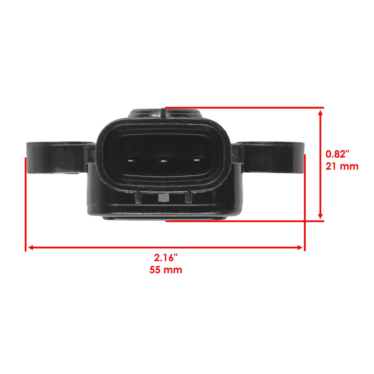 Throttle Sensor Length-58mm Width-42mm for Yamaha Grizzly 700 2008 2009-2016