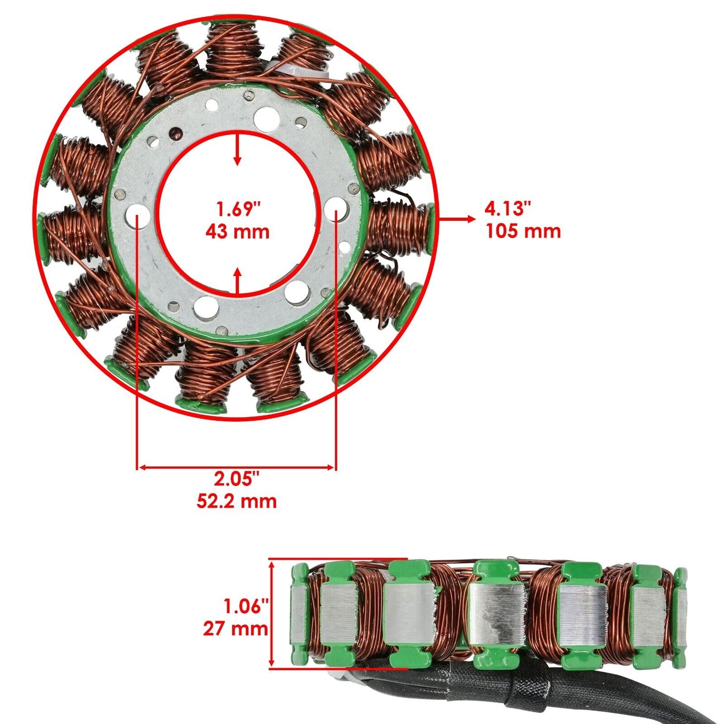 Stator & Gasket for Kawasaki Ninja ZX10R ZX-10R ZX1000 ZX1000F 2008 2009 2010