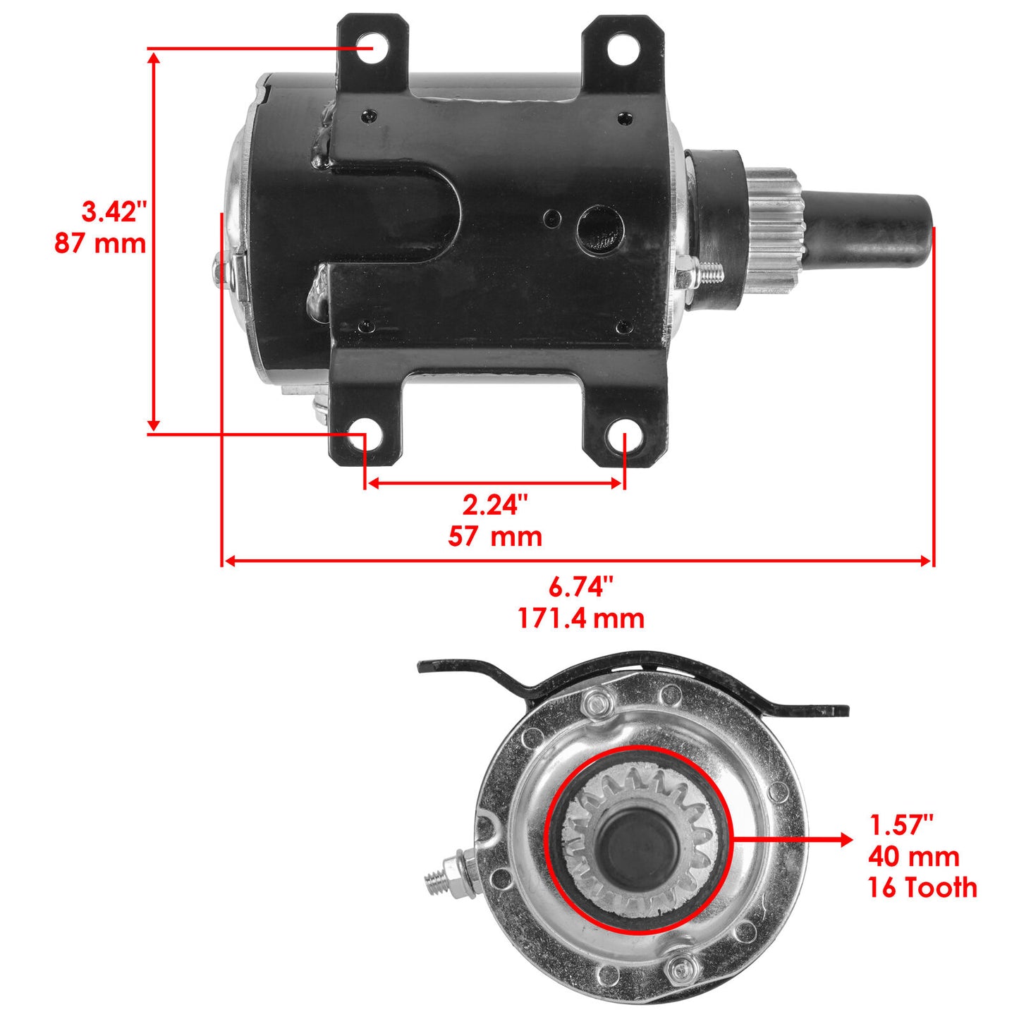 for Tecumseh Engine Hm70-100 Ovm120 Ovxl120 Starter New