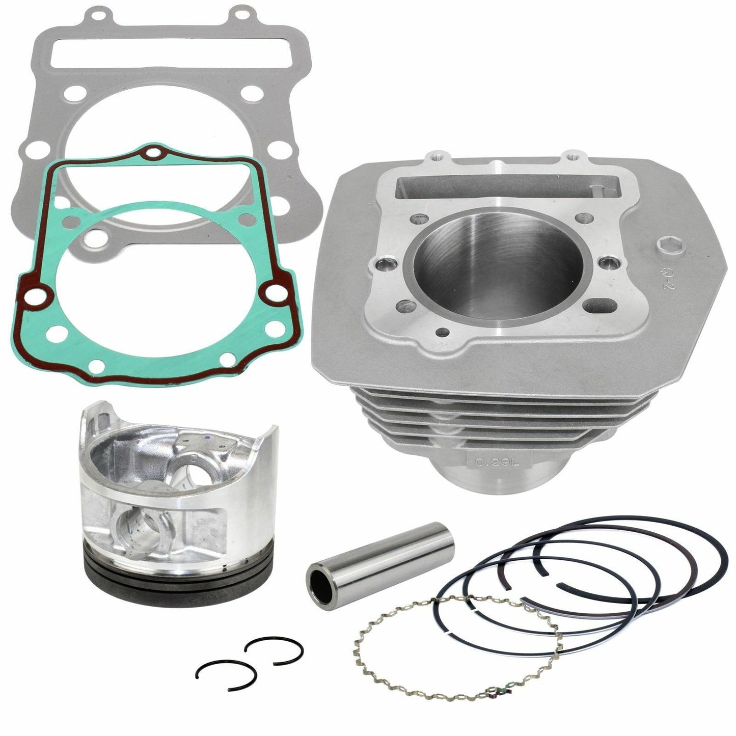 Cast Aluminium Engine Cylinder Piston Kit for Kawasaki Prairie 300 KVF300B 99-02