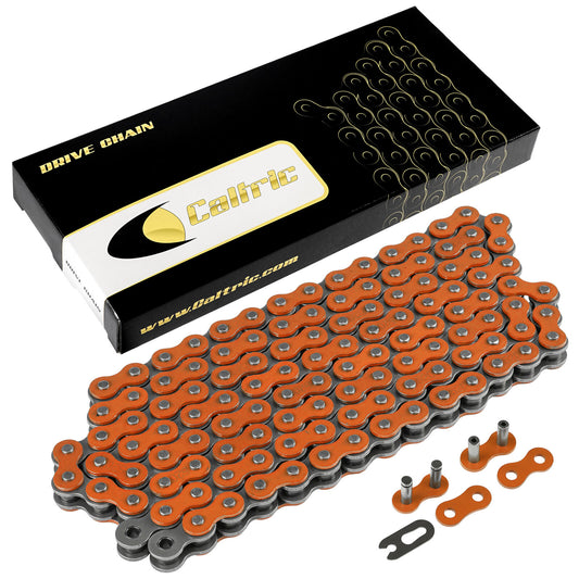 Caltric Orange Drive Chain for Yamaha YZ125 1977-2018