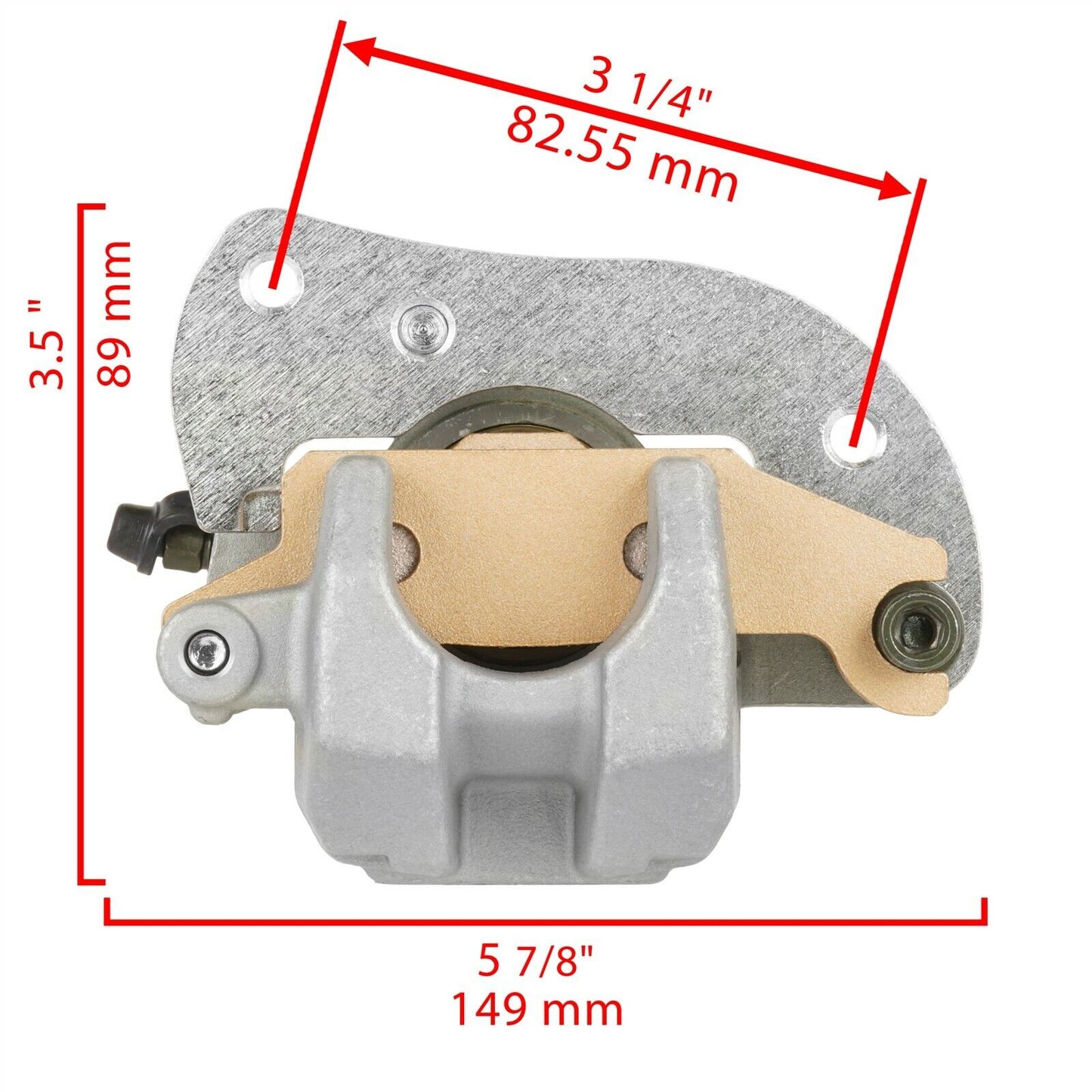 Front Left Right Brake Caliper for Yamaha Kodiak 700 YFM700K 4x4 2016 2017-2024