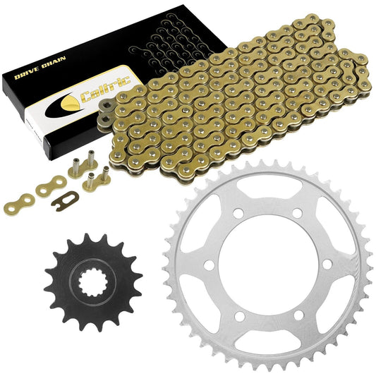 Drive Chain & Sprockets Kit for Yamaha R6 YZF-R6 2006 2007 2008 2009 2010-2016