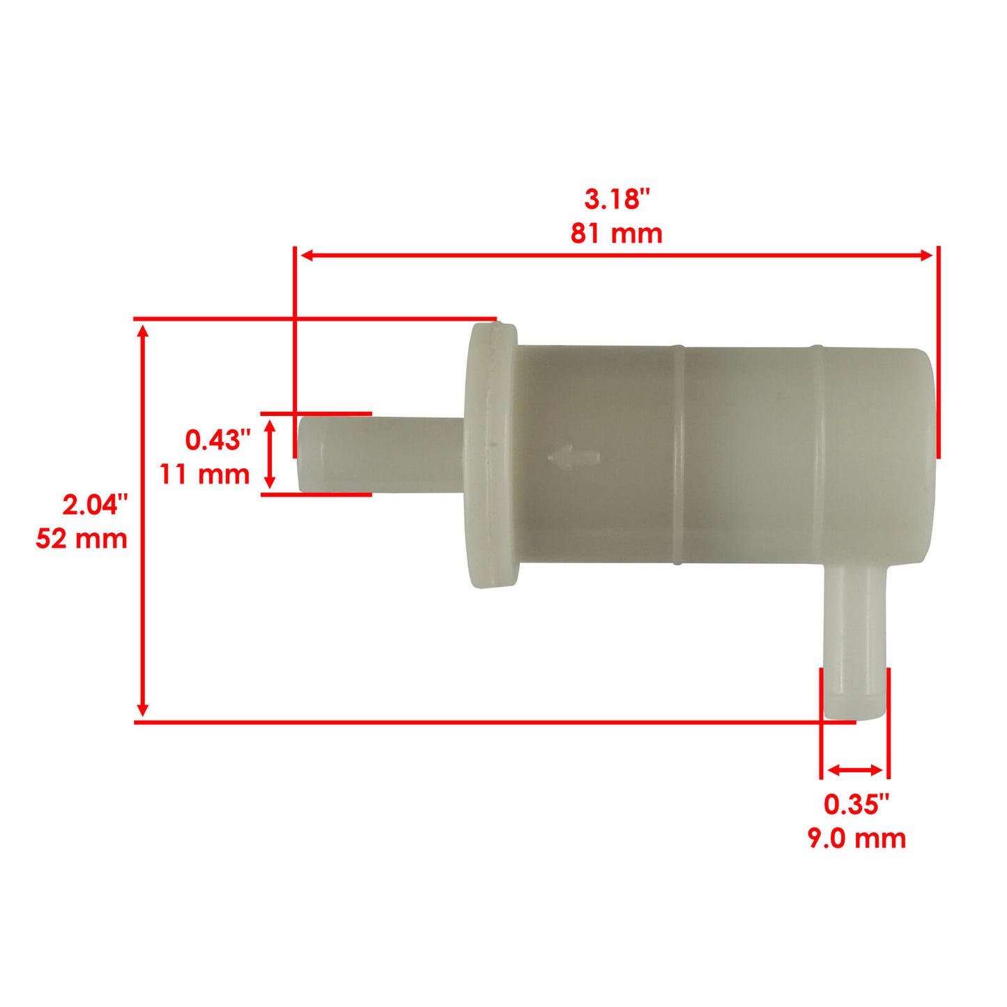 Fuel Filter for Kawasaki Ninja ZX-7Rr ZX7Rr ZX750N ZX 750N 1996-1997