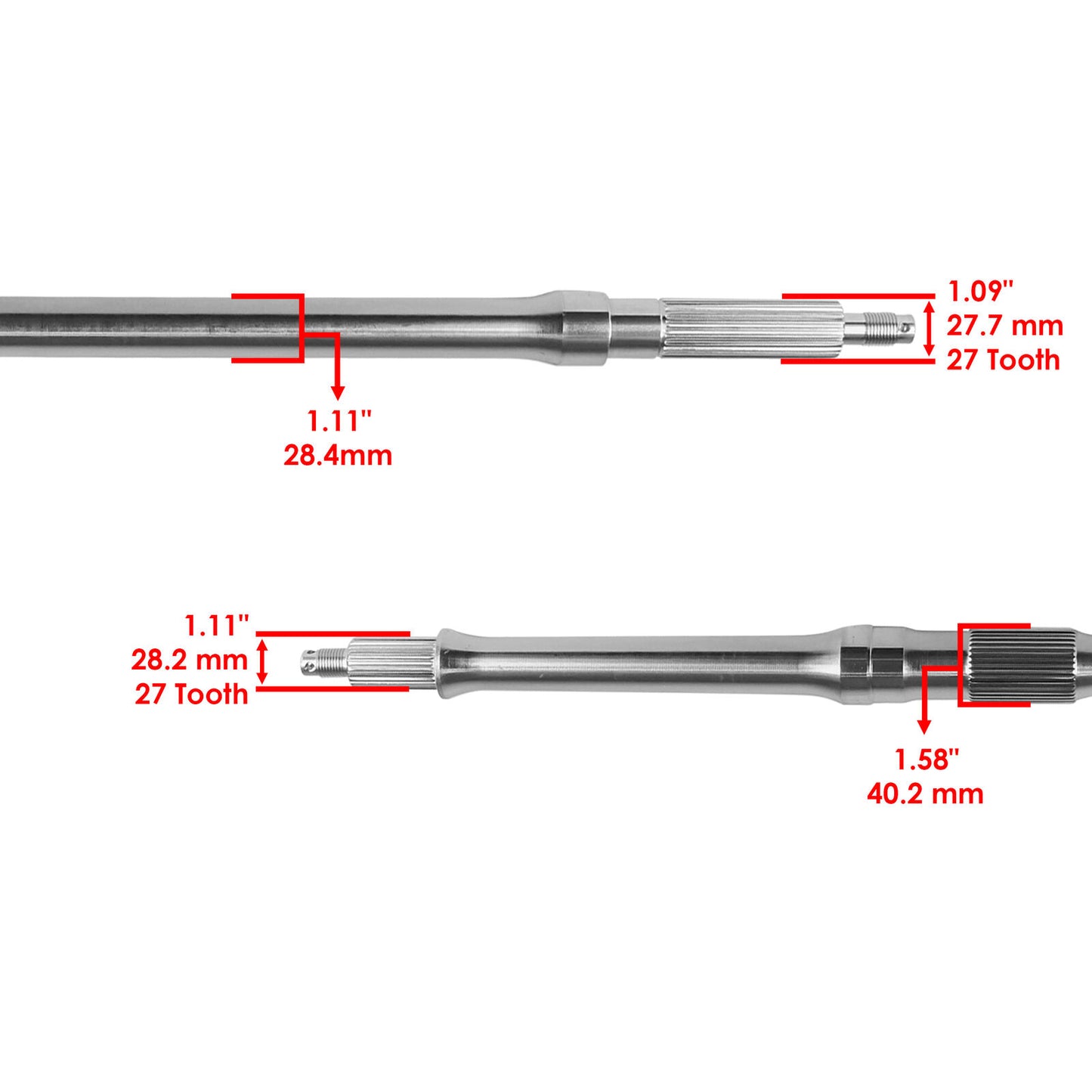 Rear Axle Shaft for Yamaha Bruin 350 YFM350Ba 2004 2005 2006