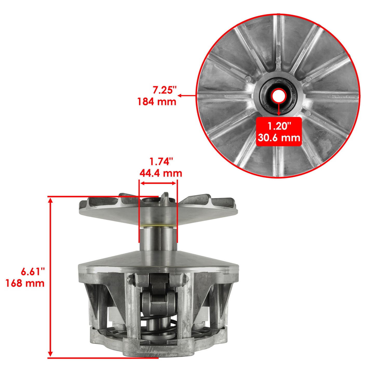 Complete Primary Drive Clutch for Polaris Ranger XP Crew 900 2016-2019 (Non-EBS)