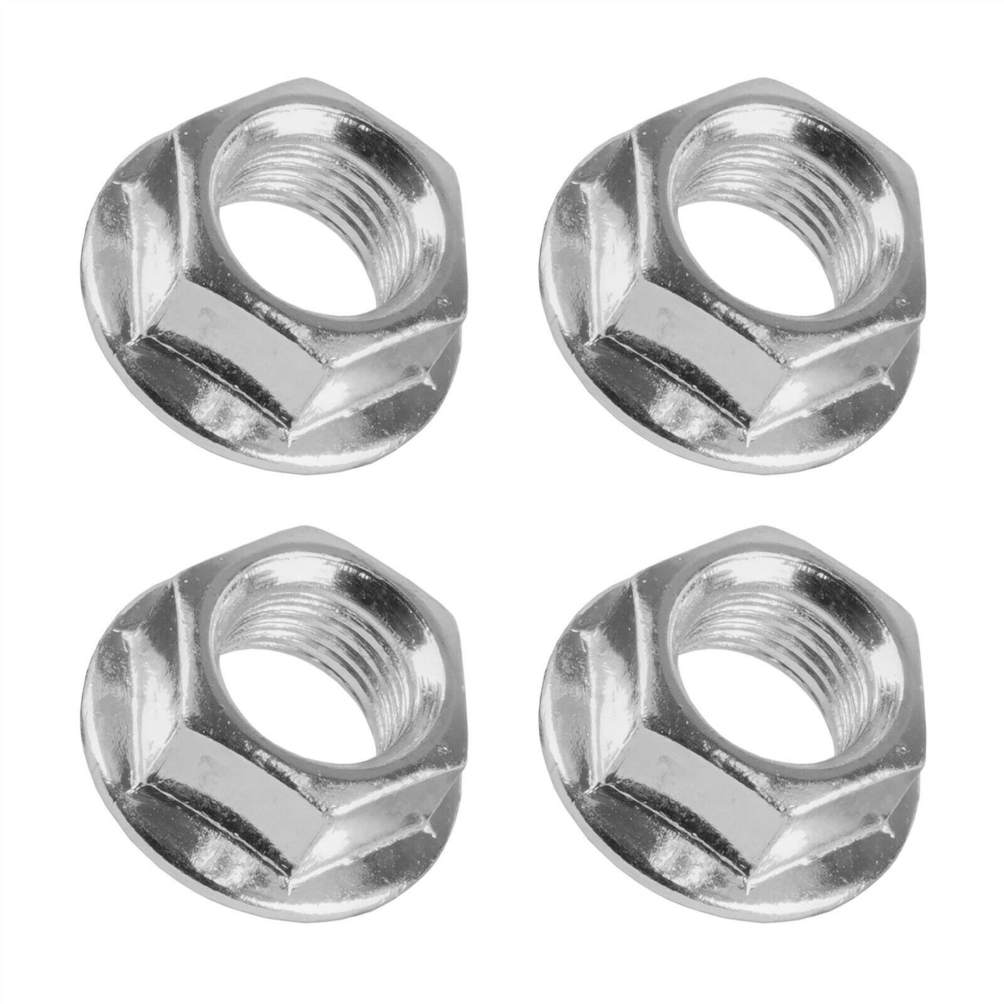 Wheel Flanged Serrated Wheel Nuts for Polaris 7542459 7547211 3/8"-24  4PCS