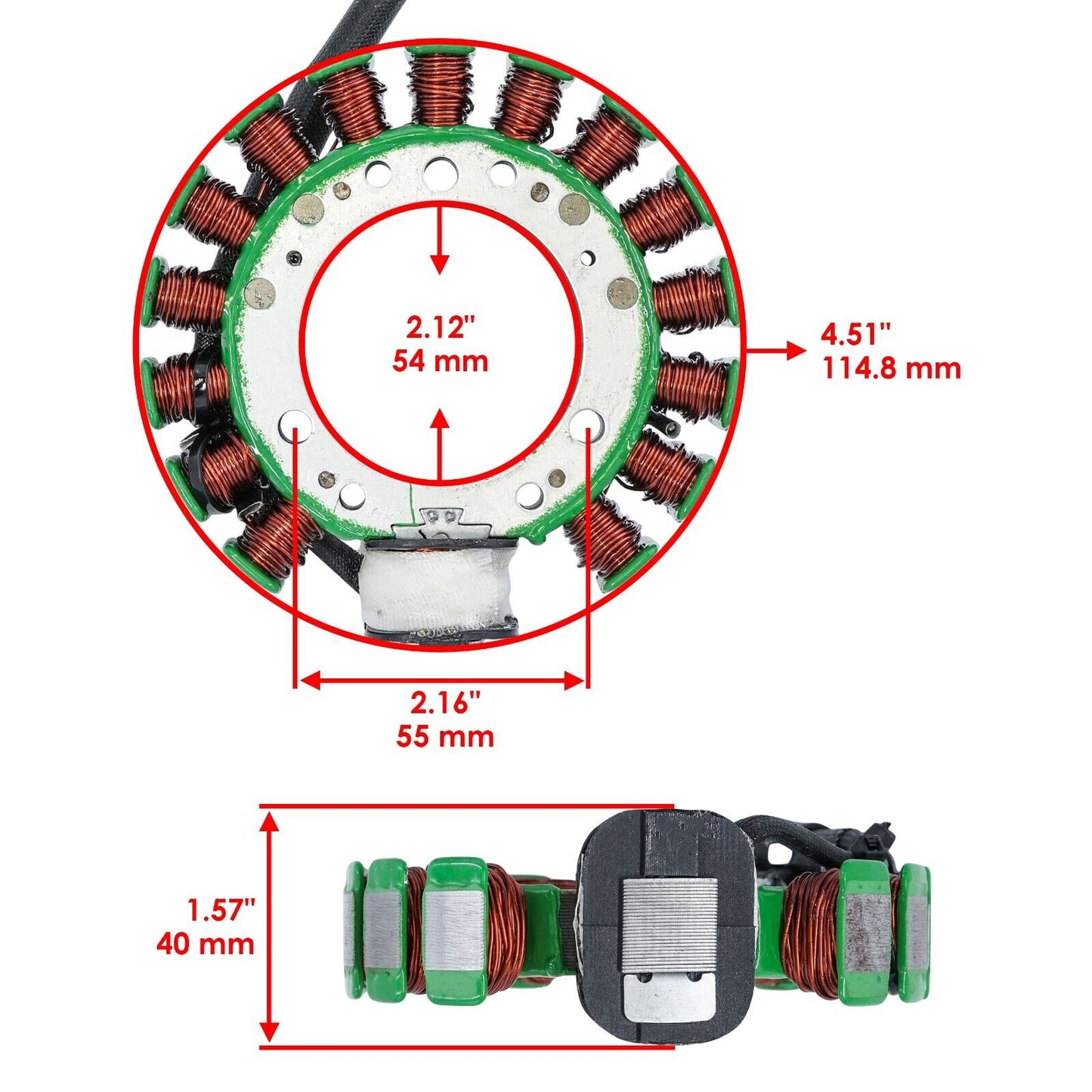 New Stator for Yamaha Atv Big Bear 350 YFM350 1997-1999 Magneto