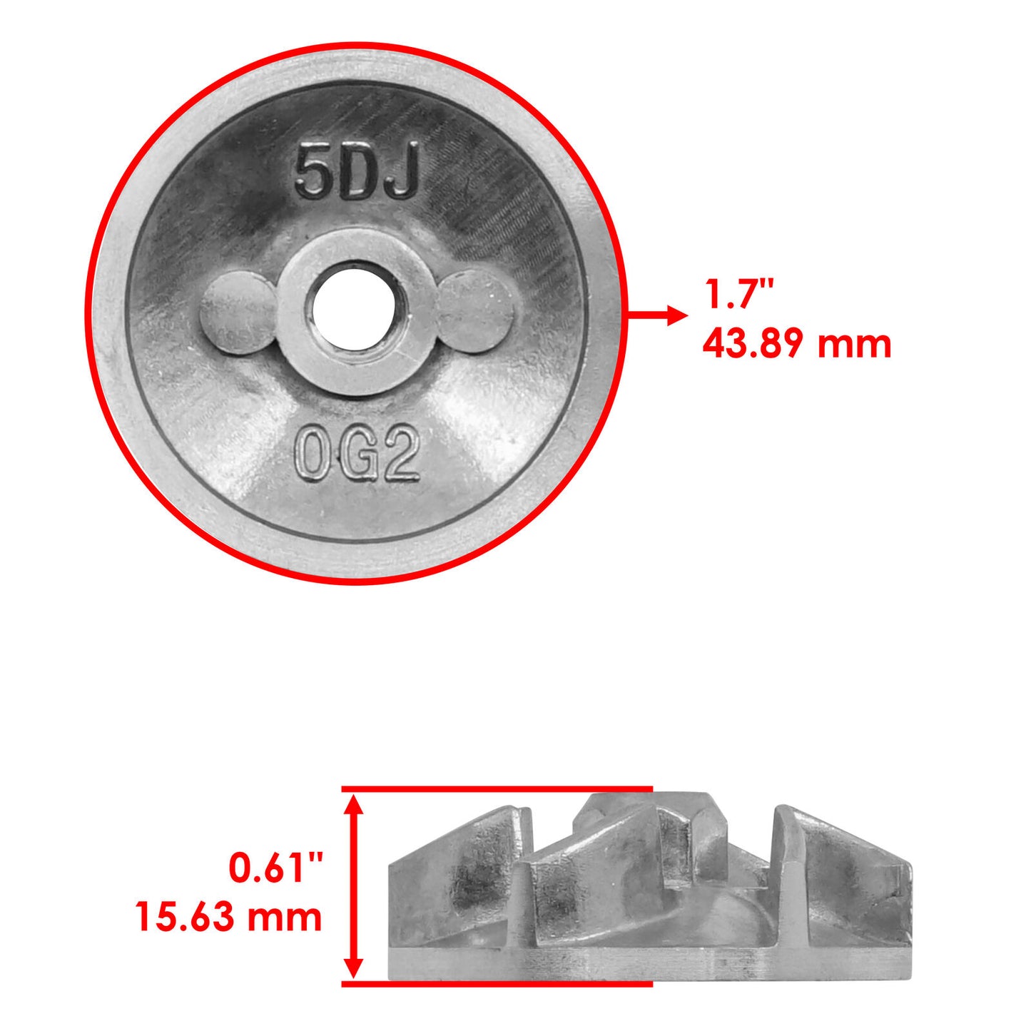 Caltric Water Pump Impeller Shaft Kit for Yamaha YFZ450 SE LTD 2004 - 2013