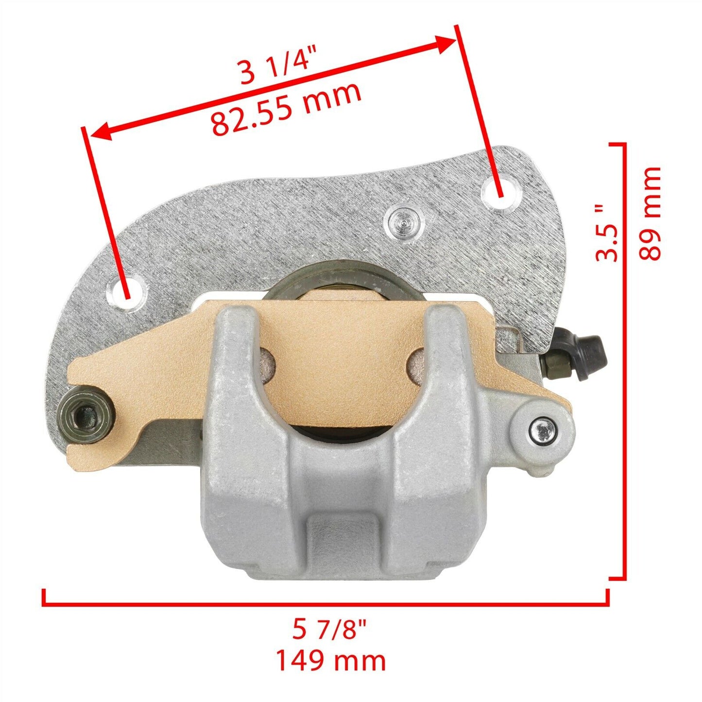 Front or Rear Left Brake Caliper for Yamaha 3B4-2580V-01-00 3B4-2580V-10-00