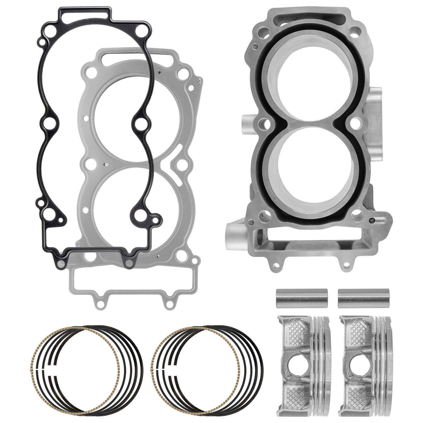 Caltric Cylinder Piston Ring Gasket Kit For Polaris Ranger Crew 900 2014-2016