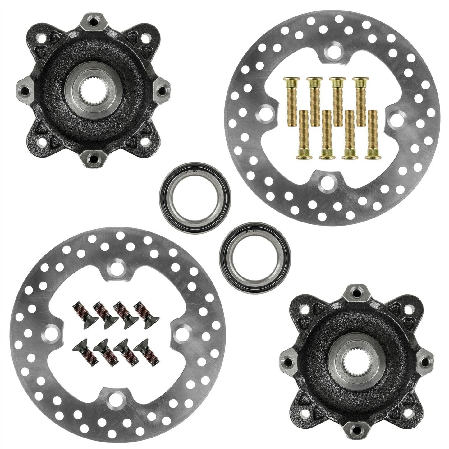 Wheel Carrier Disc & Bearing w/Bolts For Polaris RANGER 900 DIESEL 2012 - 2014