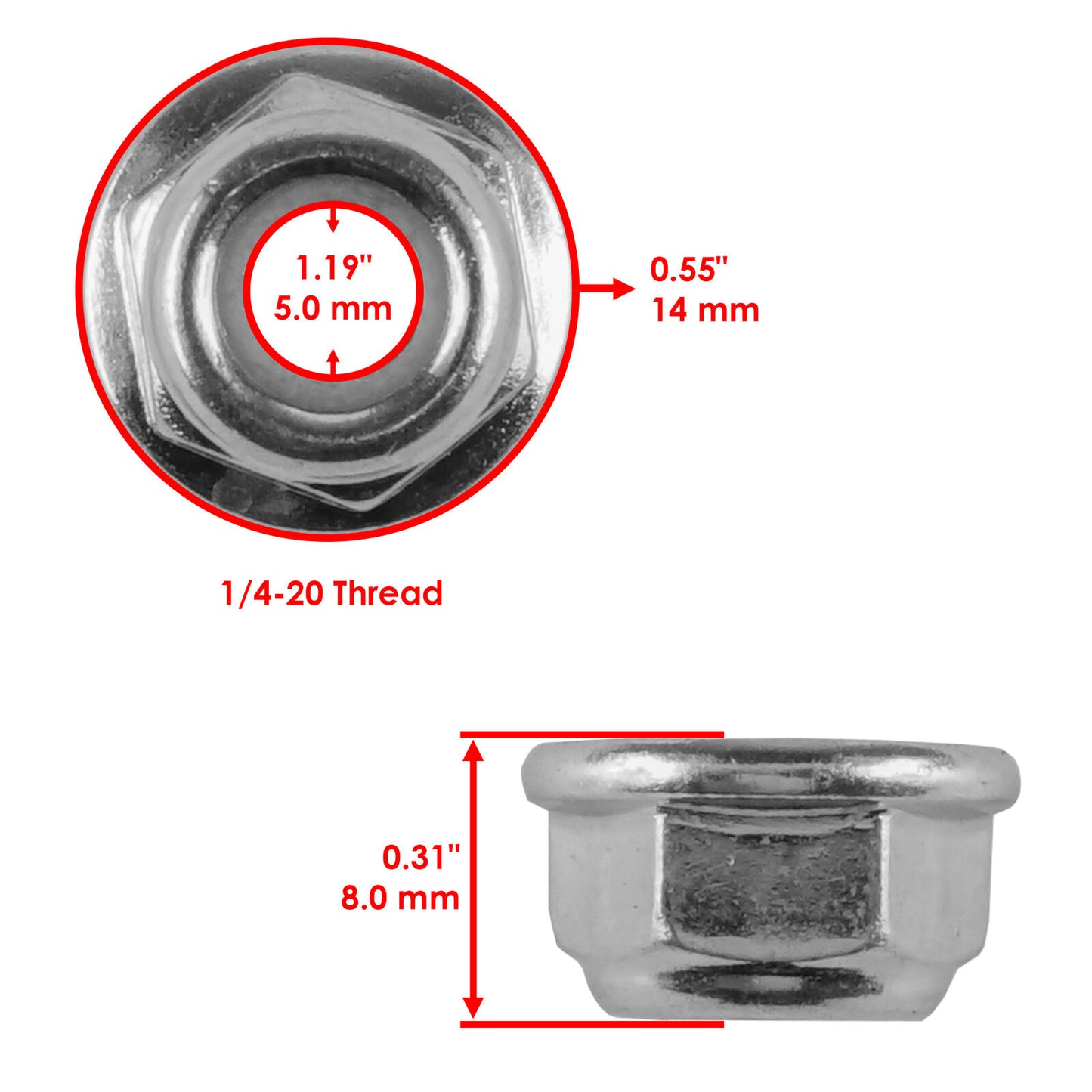 Body Side Nets Screw Bolt Kit for Polaris RZR 800 / RZR XP 900 2009-2014 7517230