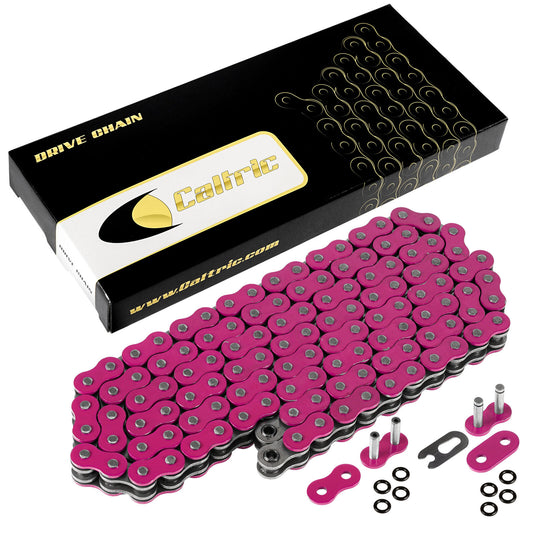Pink O-Ring Drive Chain for Yamaha Fzs600 FZ6R 2009 2010 2011 2012 2013