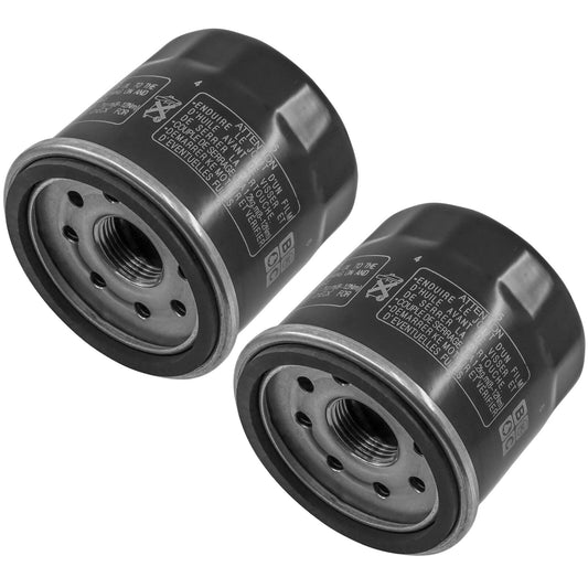 2 Pack Oil Filter for Yamaha YFM700F Grizzly FI Auto 4X4 EPS SE 700 2007-2015