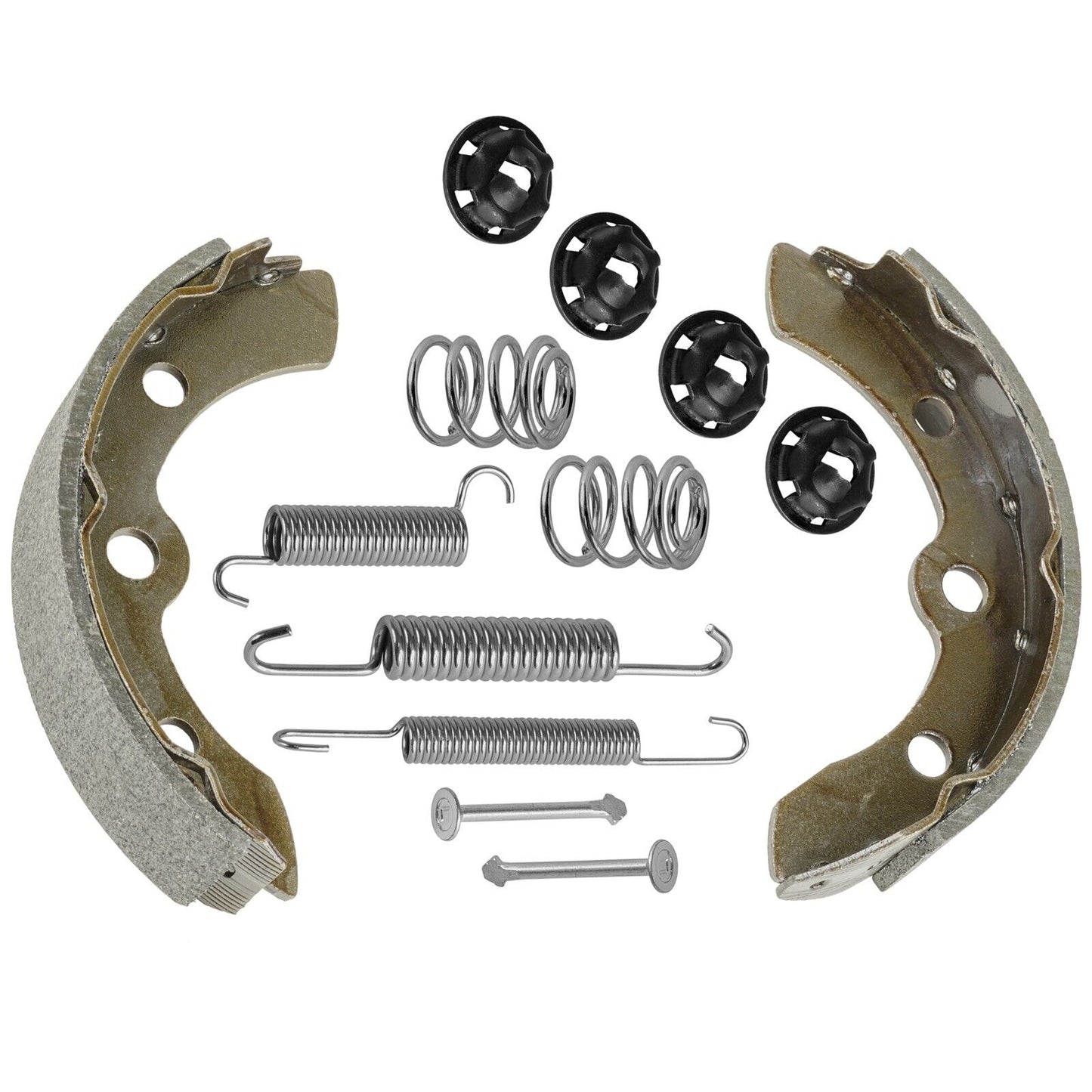 Brake Shoe & Spring Kit For Club Car Gas & Electric 1995-up DS & Precedent