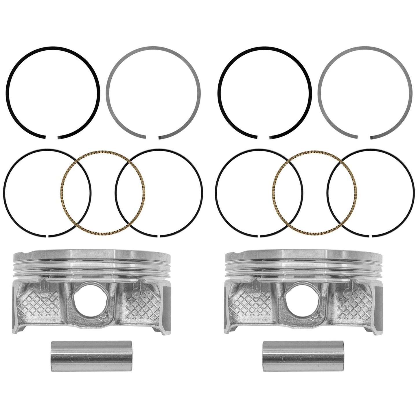 Caltric Cylinder Piston Kit w/ Rings For Polaris Ranger XP 900 2013 2014-2019