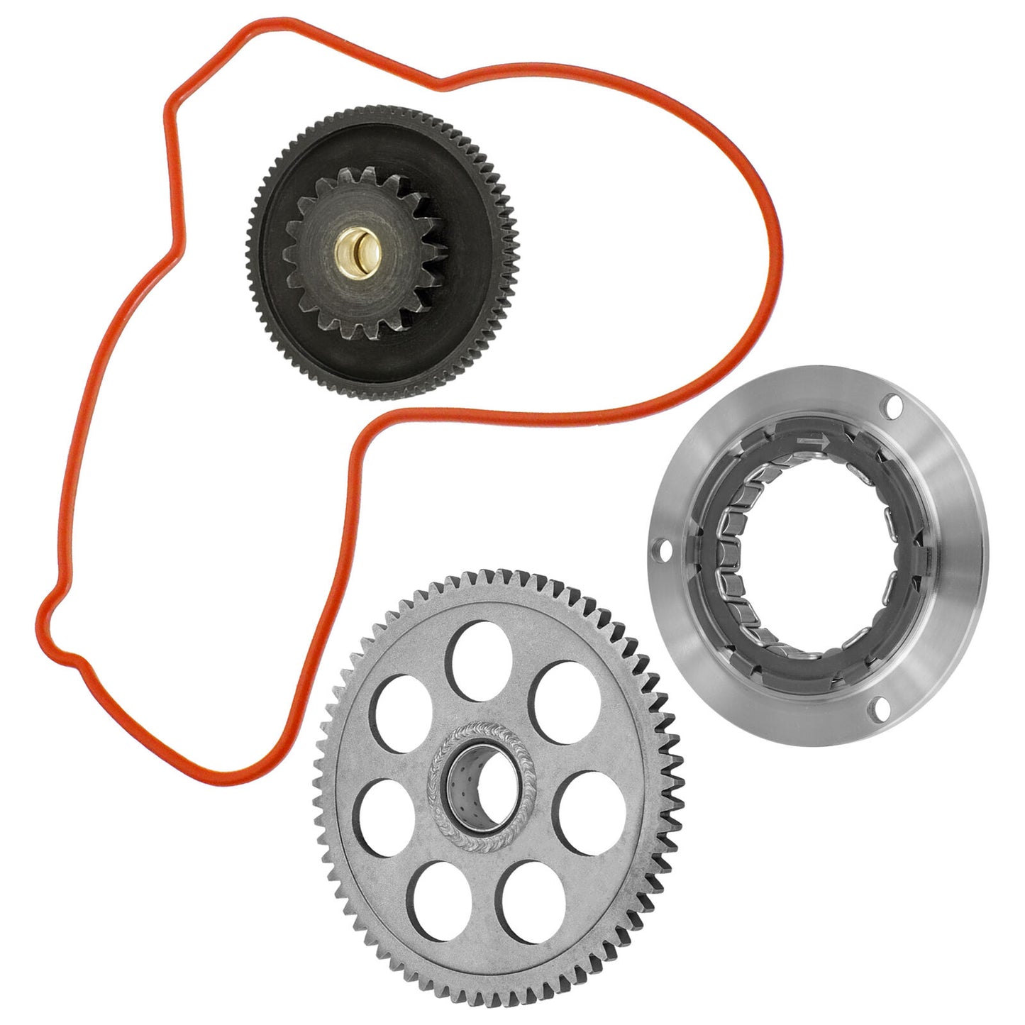 Starter Clutch Hub Sprag Flywheel Gear Kit For Polaris Sportsman 570 2017 - 2022