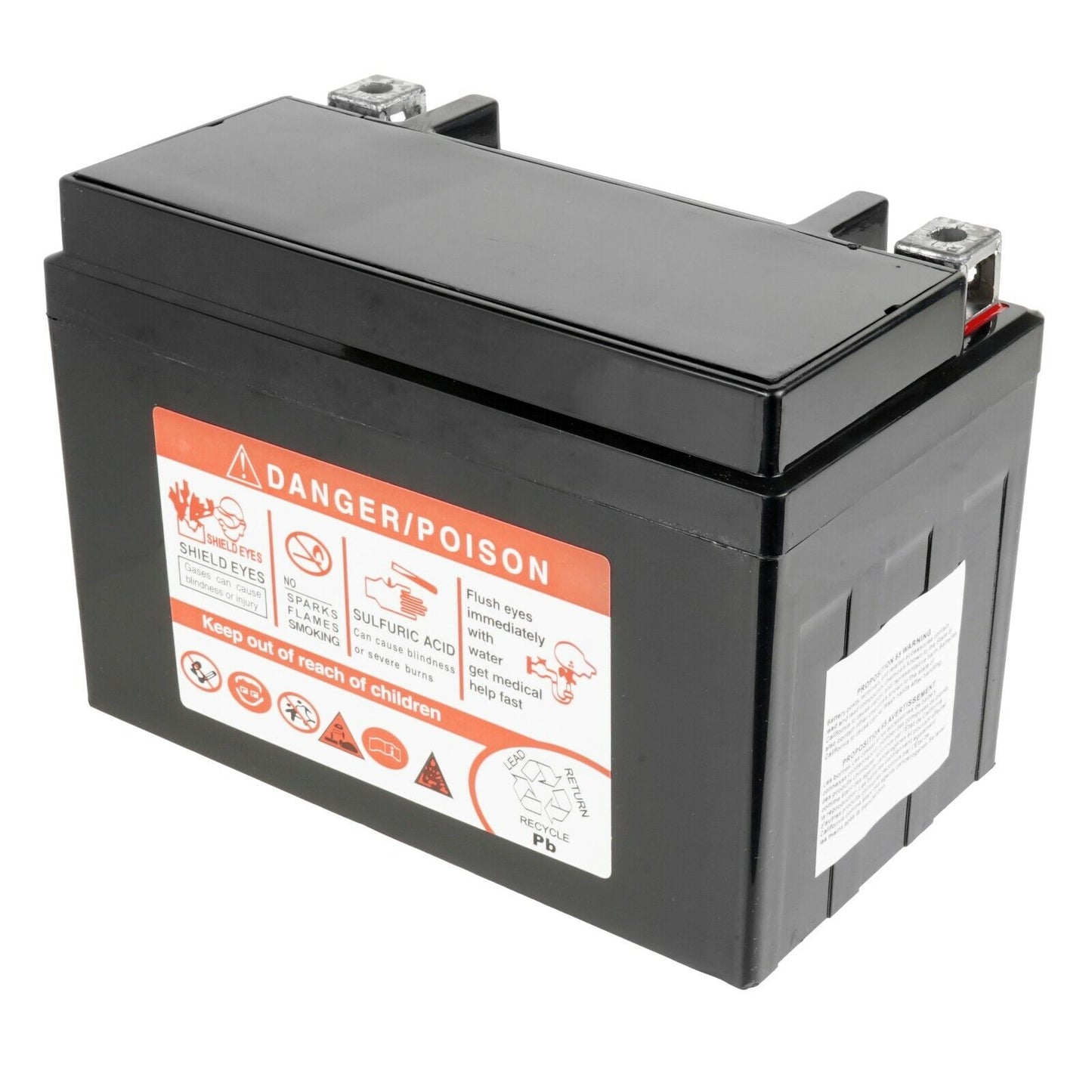 AGM Battery for Honda TRX250EX Sportrax 250 2001-2008 / TRX250X 2009 2011-2019